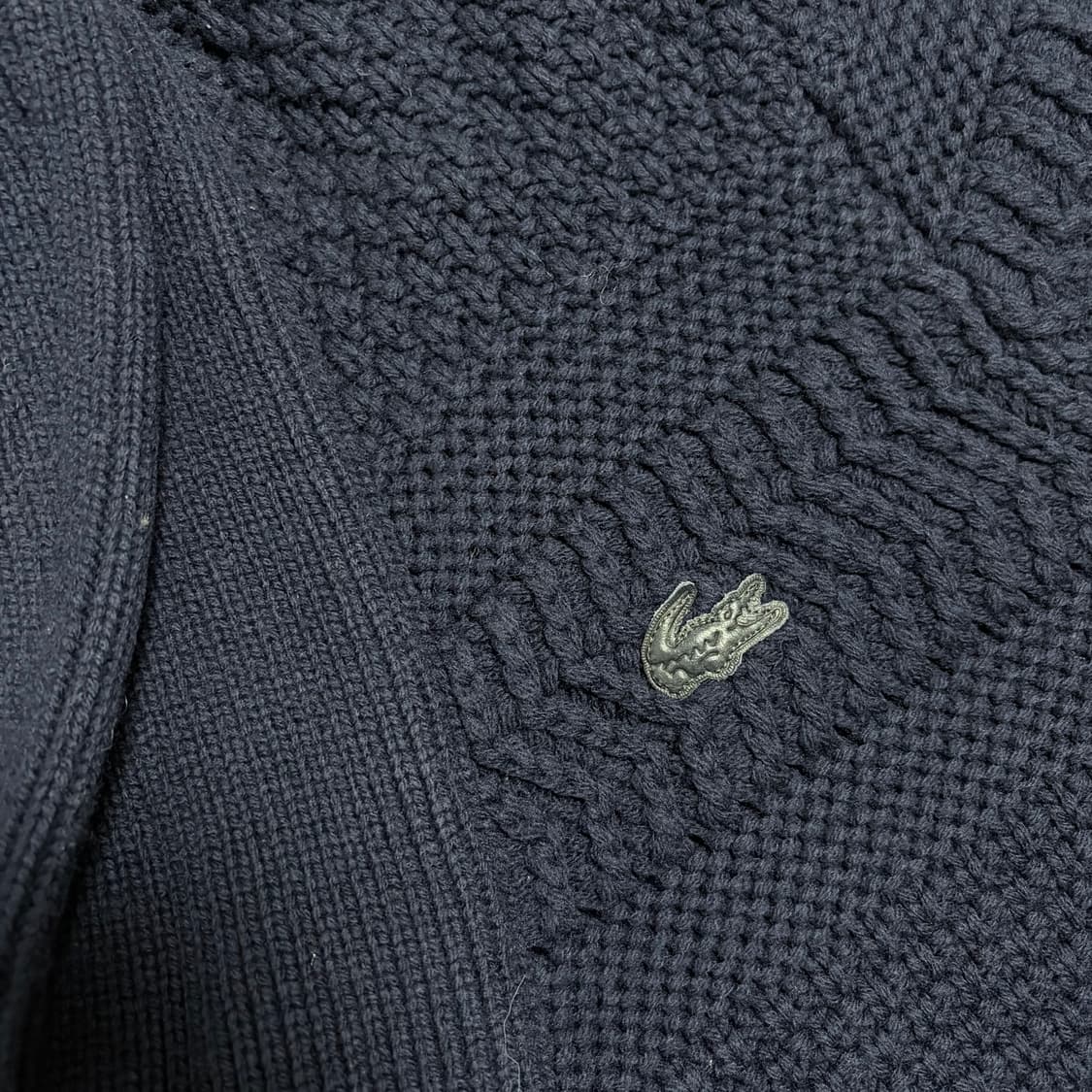 90s 라코스테 숄카라 가디건 상품이미지4