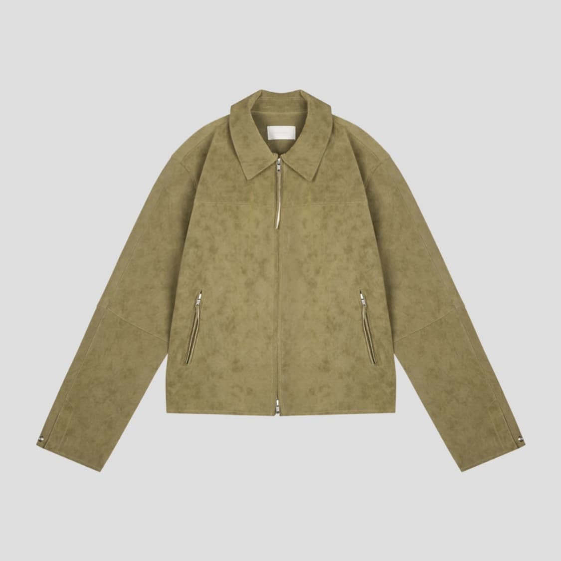 젠틀커버 스웨이드 카키 자켓 상품이미지5