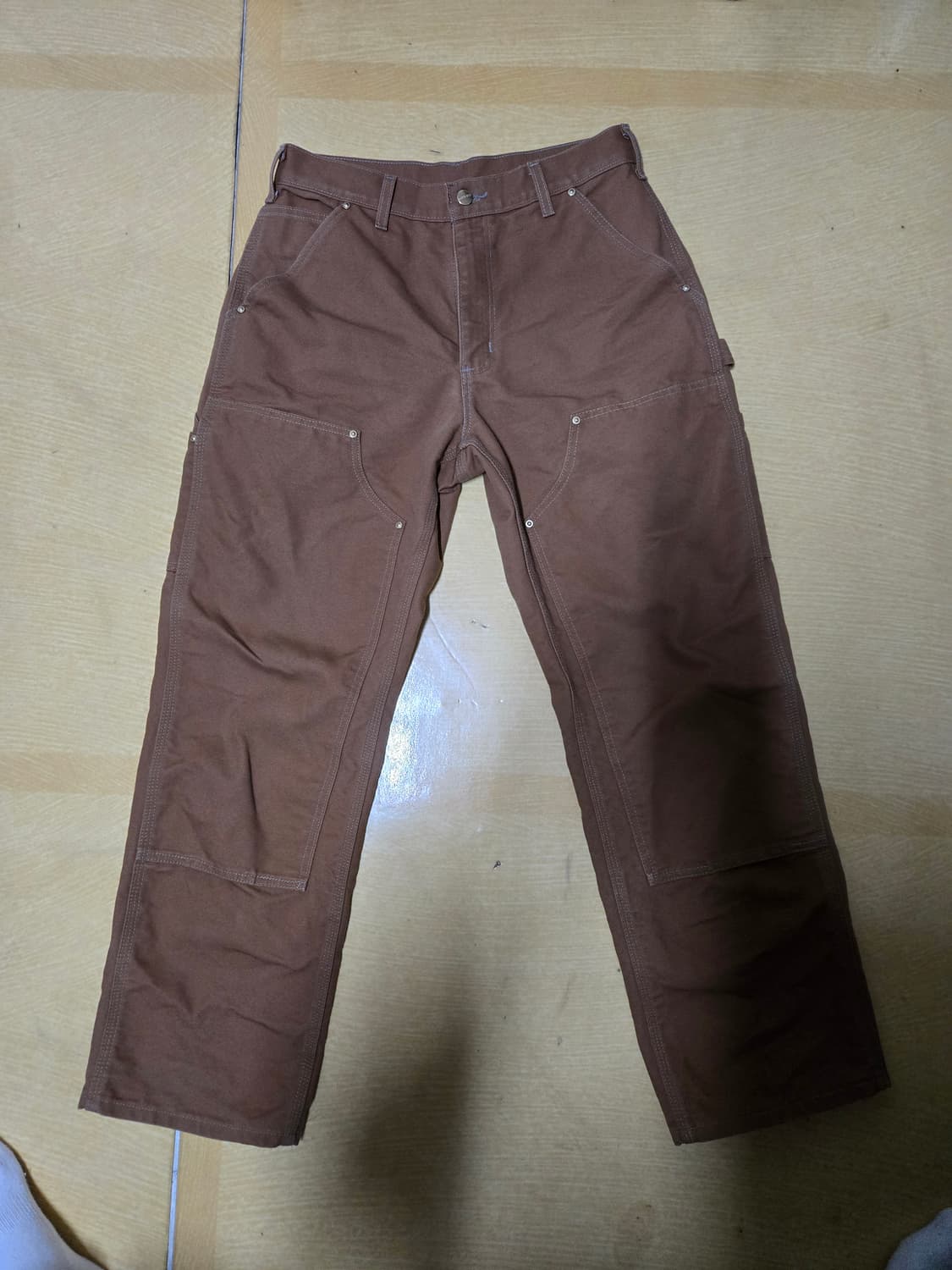 칼하트 b01 더블니 31x30 브라운 새상품 팝니다 상품이미지1