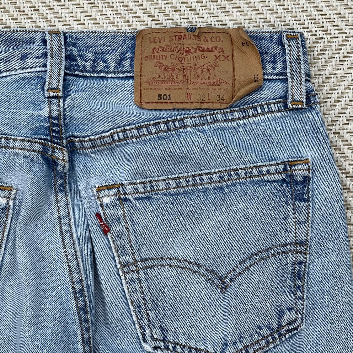 usa리바이스 501 데님팬츠 r2455 상품이미지6