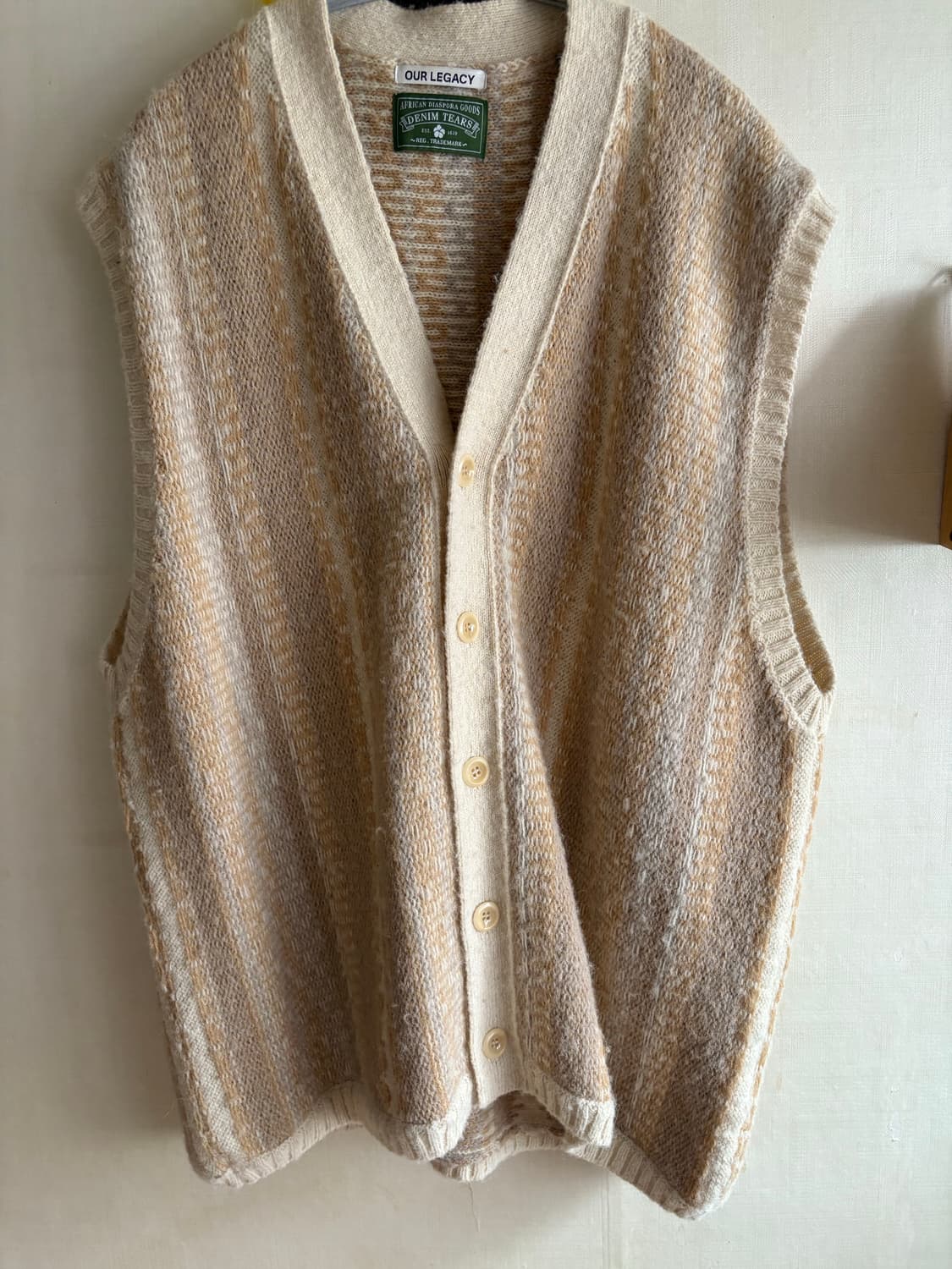아워레가시 워크샵 데님티어스 Knitted Vest 상품이미지4