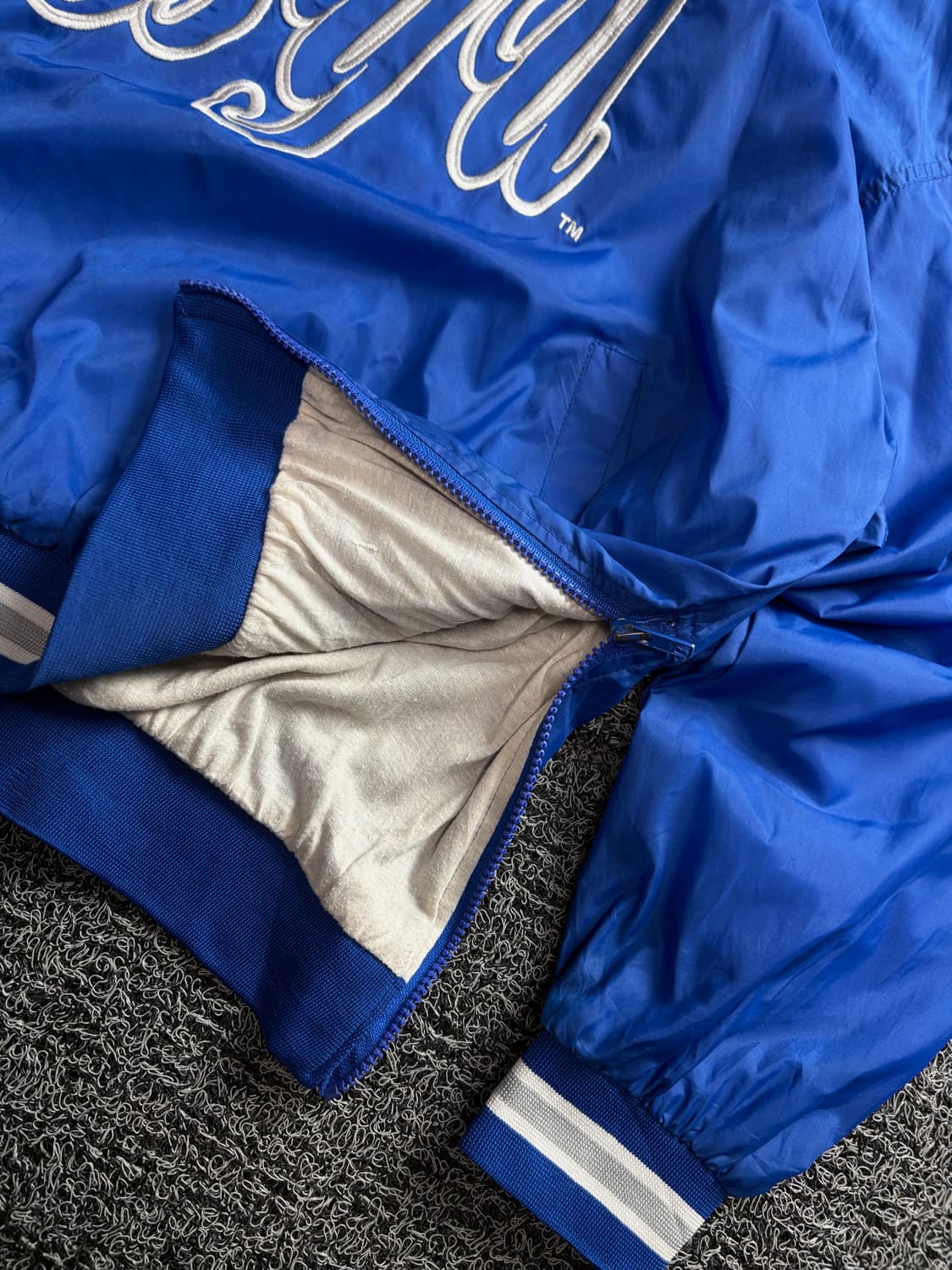 빈티지 올드스쿨 빅로고 웜업 풀오버 아노락 4107 상품이미지3