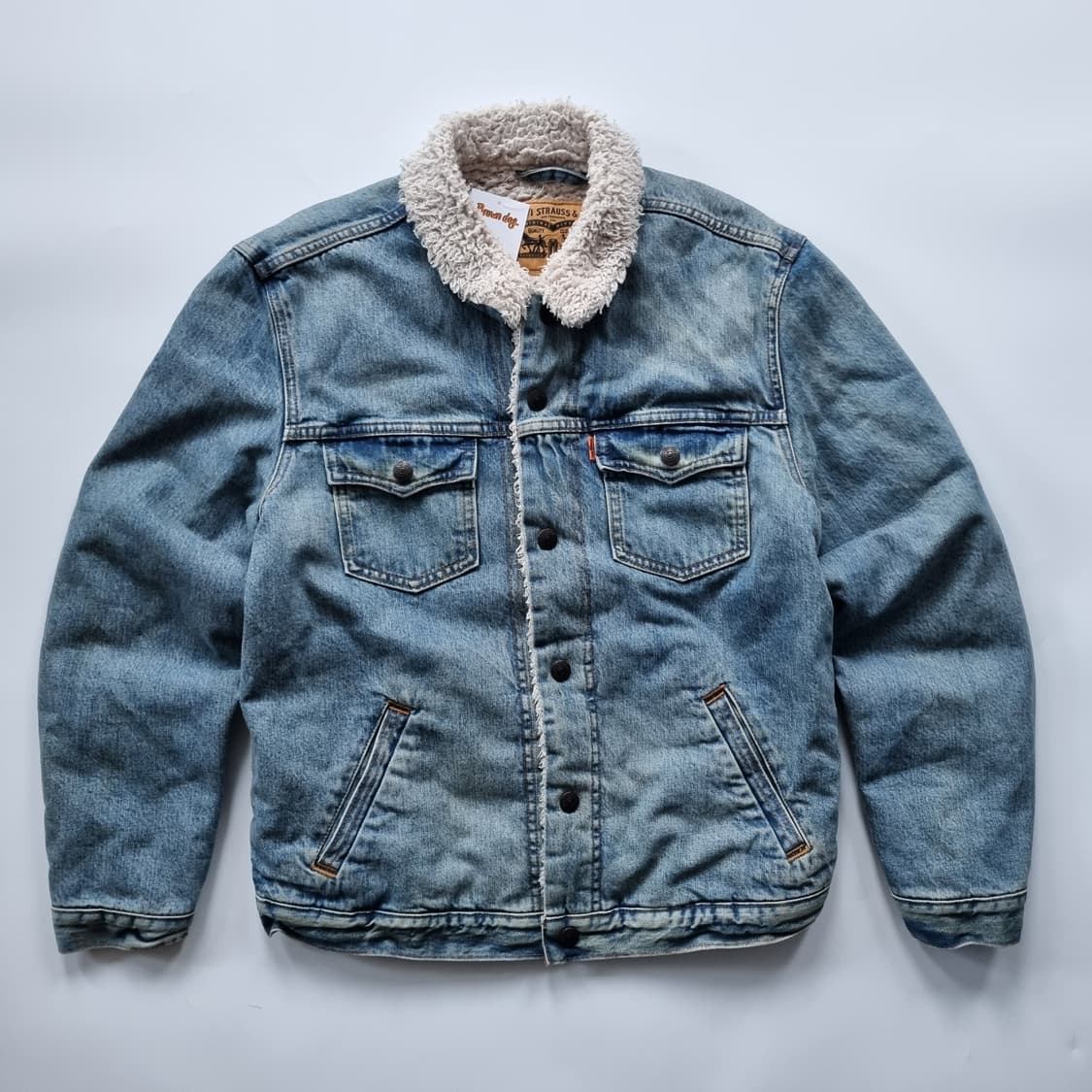리바이스 오렌지탭 데님 쉐르파 자켓  상품이미지1