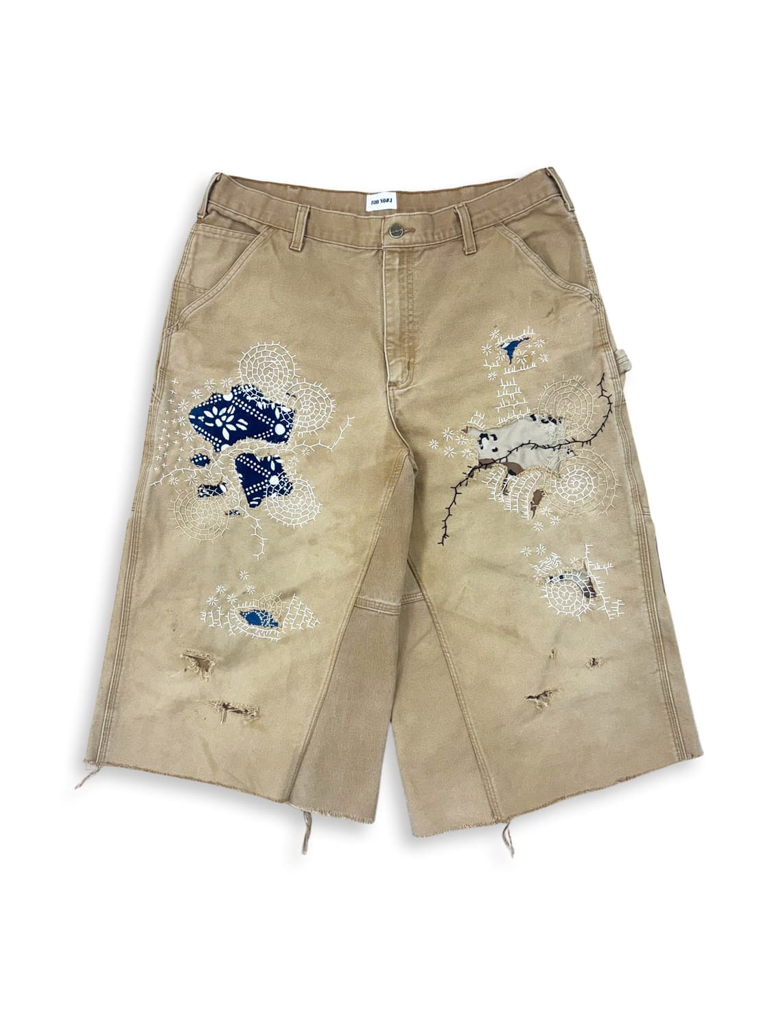Carhartt Boro Sashiko Distressed Shorts 상품이미지1