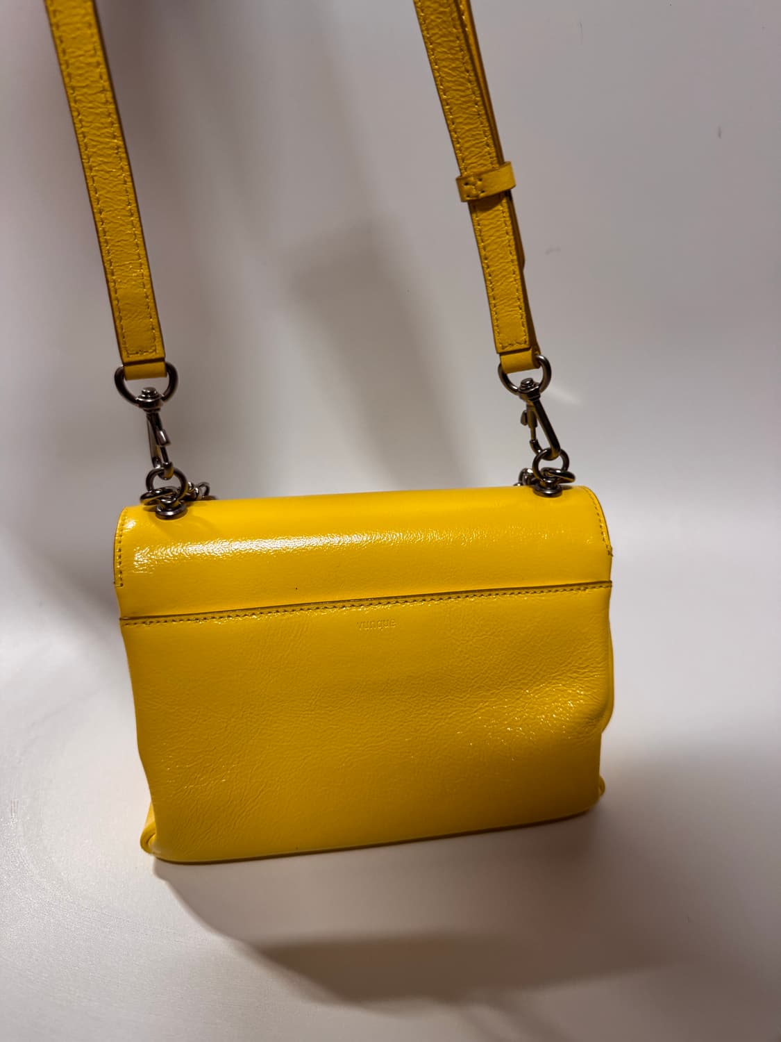 분크 바게트 체인 숄더백 옐로우 미니 상품이미지5