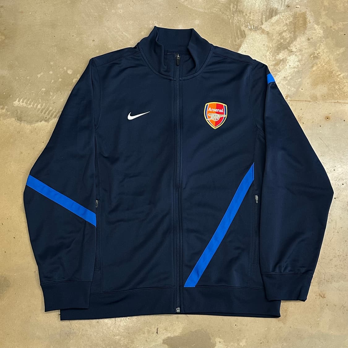 XXL 나이키 아스날 블루 파이핑 네이비 트랙탑 상품이미지2