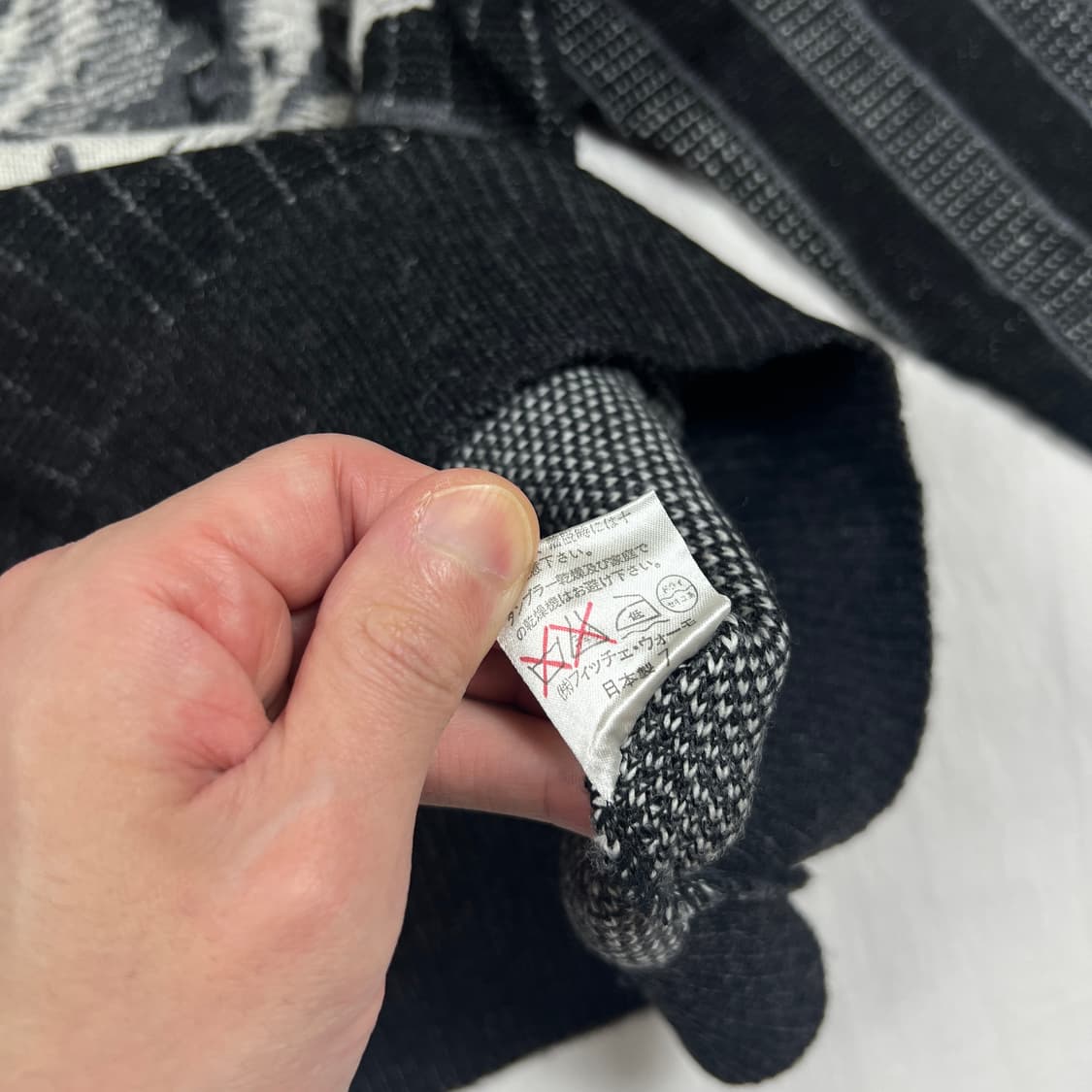 90‘s 97년도 ficce 요시유키코니시 웨키레이스 카툰 니트 상품이미지10