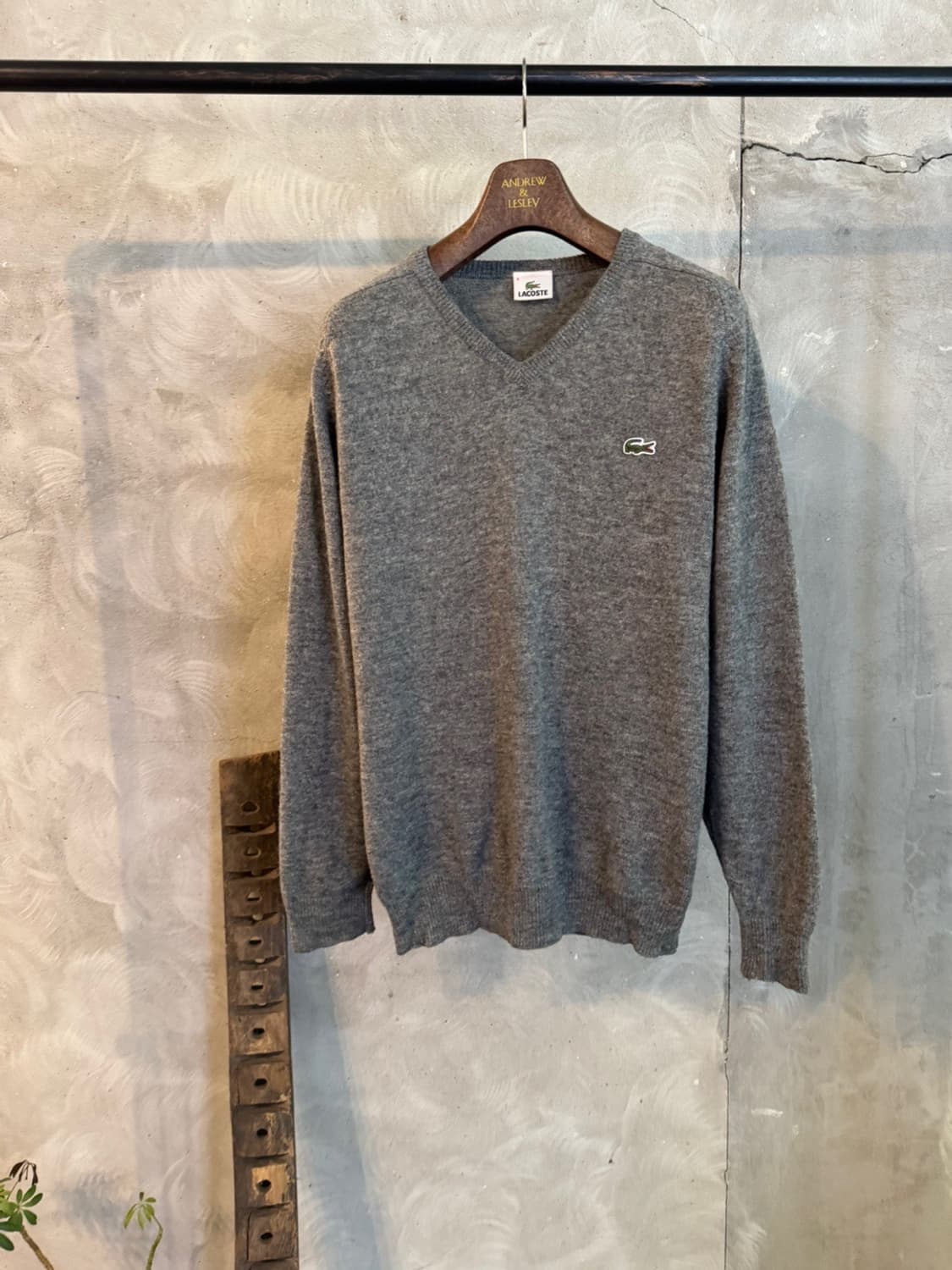 라코스테 브이넥 램스울 니트 100 상품이미지10