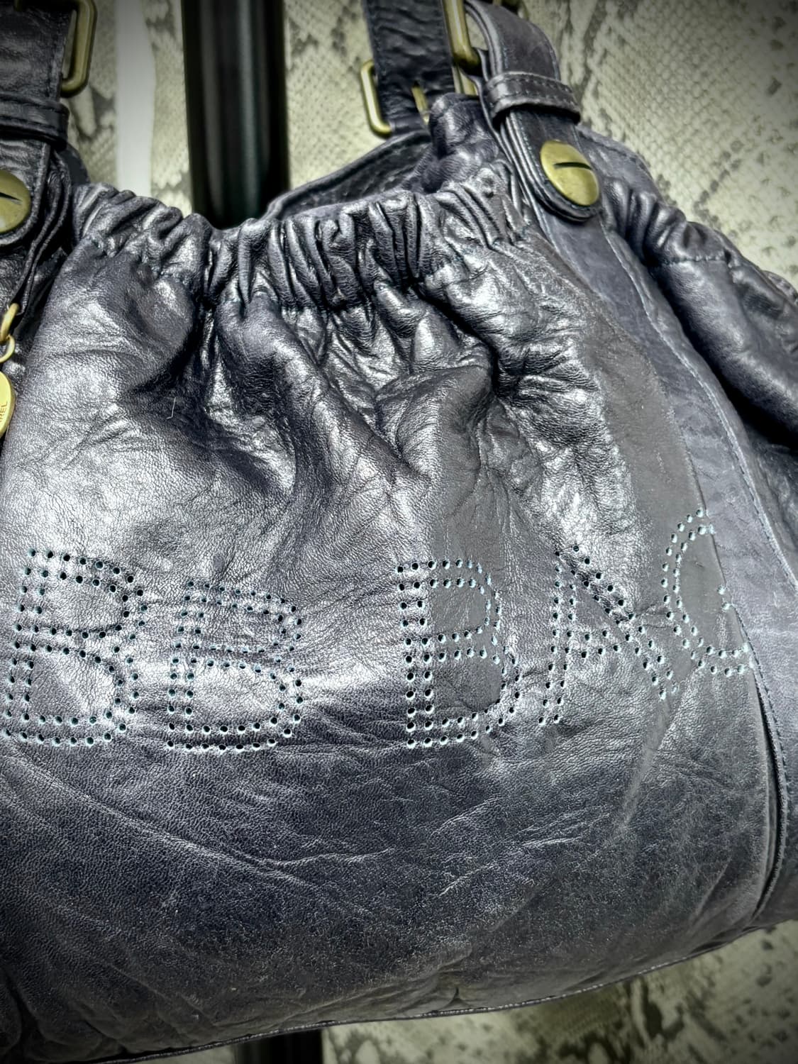 [GETARD DAREL Y2K] BB BAG Logo Purple Ov 상품이미지2