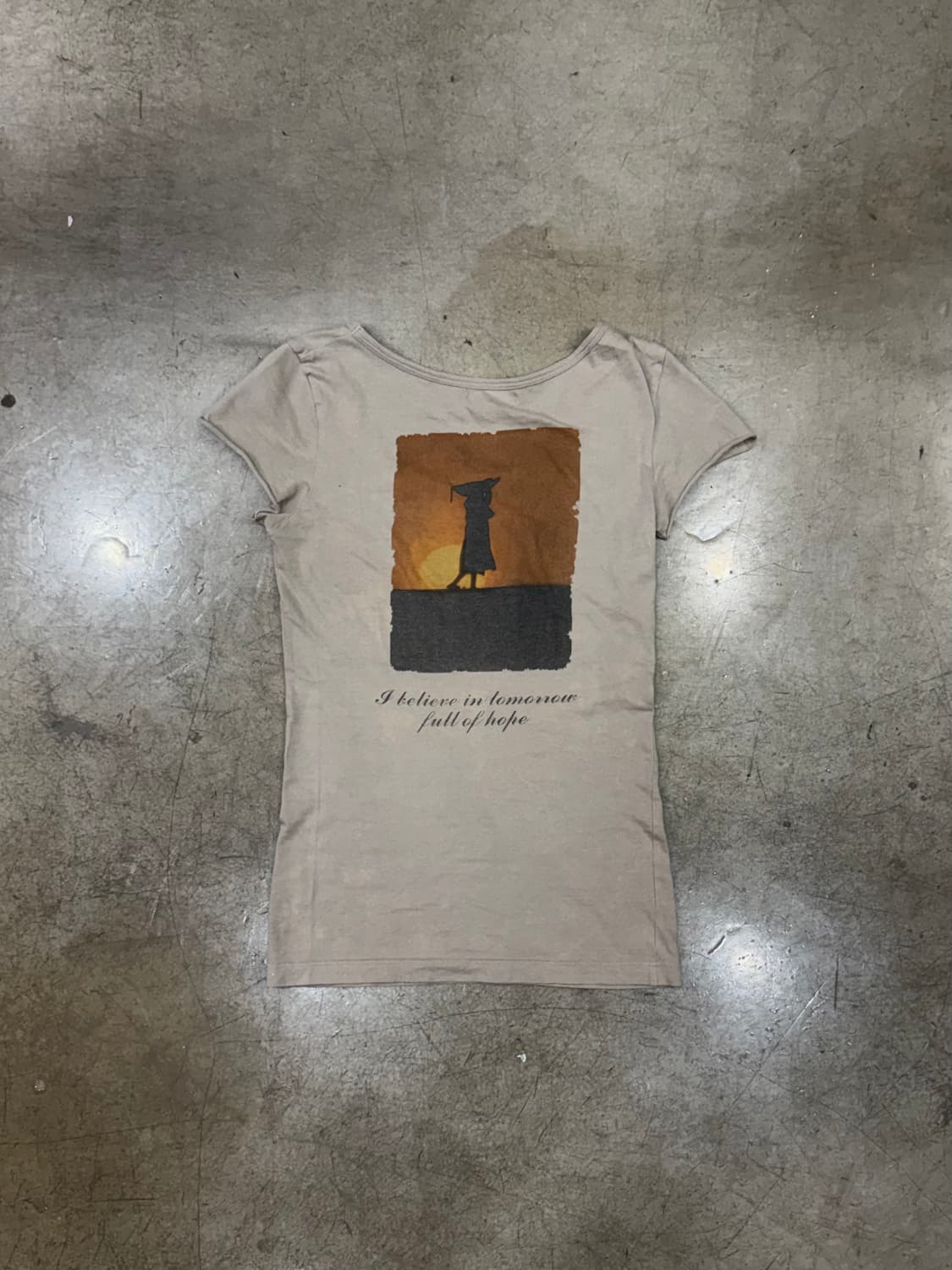 GOA 슬림 실루엣 코튼 티셔츠 상품이미지7