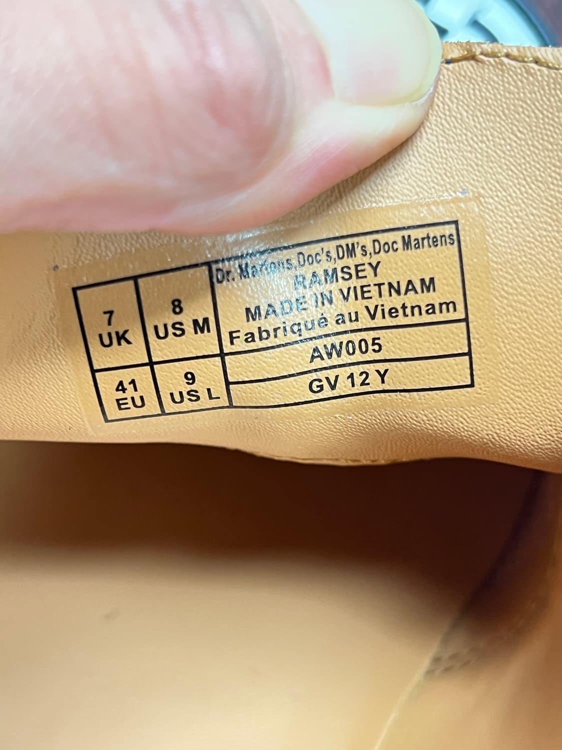 닥터마틴 RAMSEY 램지 클리퍼 화이트 41 (260mm) 상품이미지8