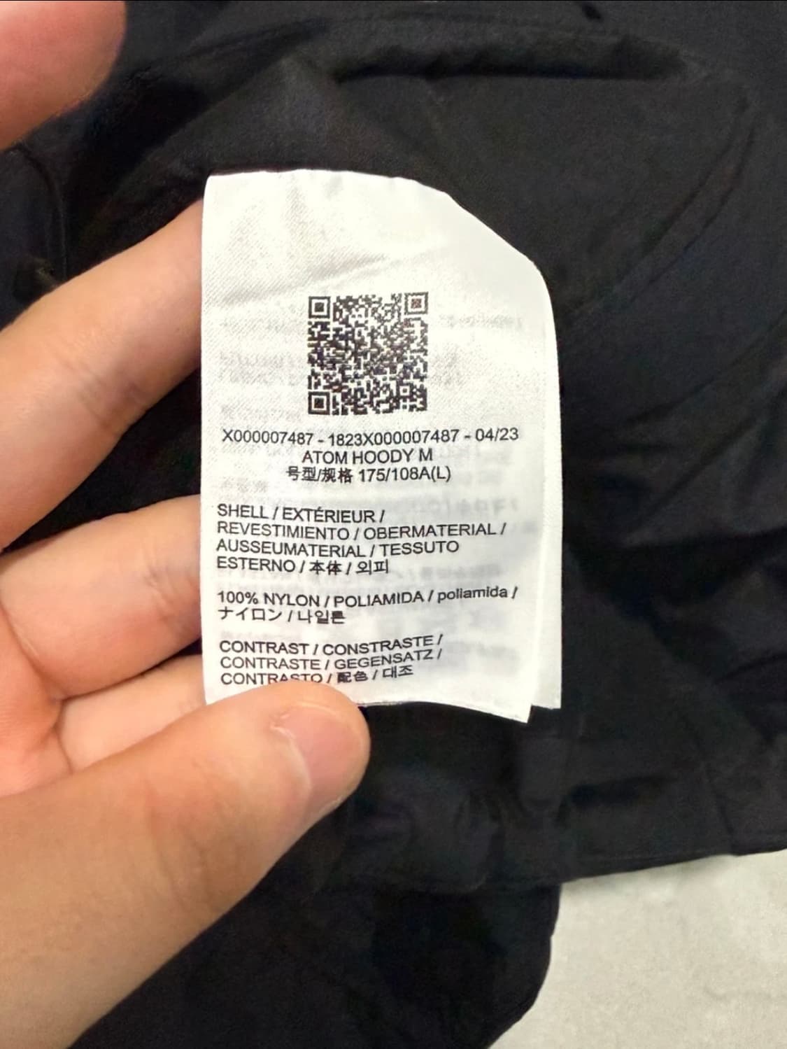 아크테릭스 아톰후디 L 상품이미지4