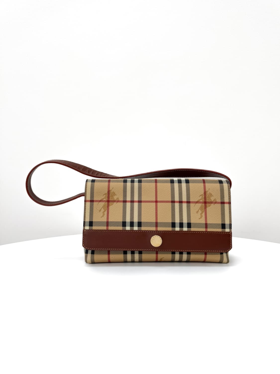 버버리 헤이마켓 체크 이퀘스트리안 플랩 숄더백 상품이미지3