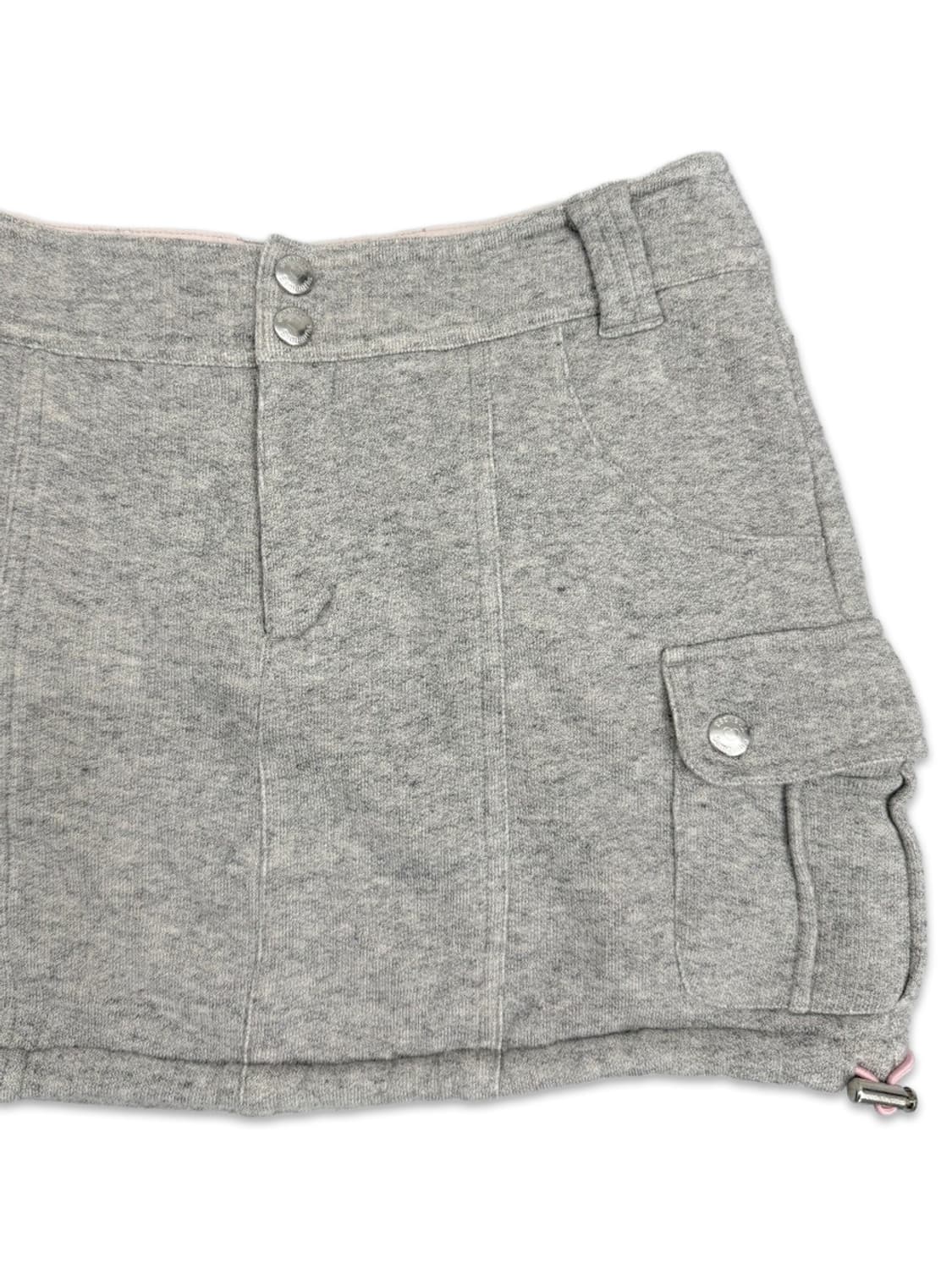 빈티지 SAMANTHA THAVASA 그레이 니트 미니 스커트 상품이미지2