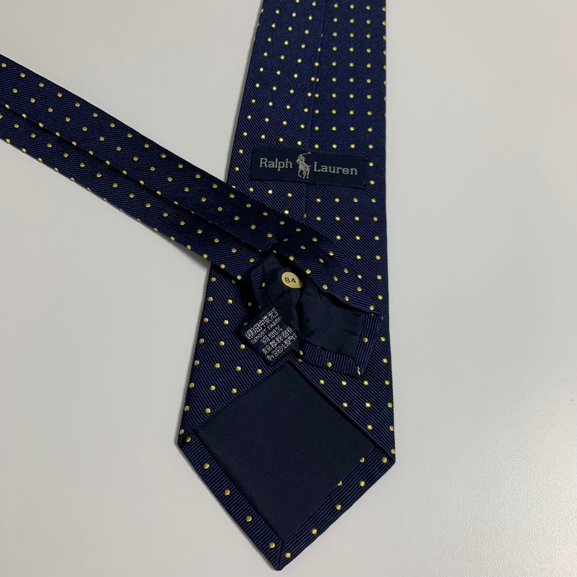 폴로 랄프로렌(POLO) 도트 명품넥타이 B+등급 8cm 상품이미지7