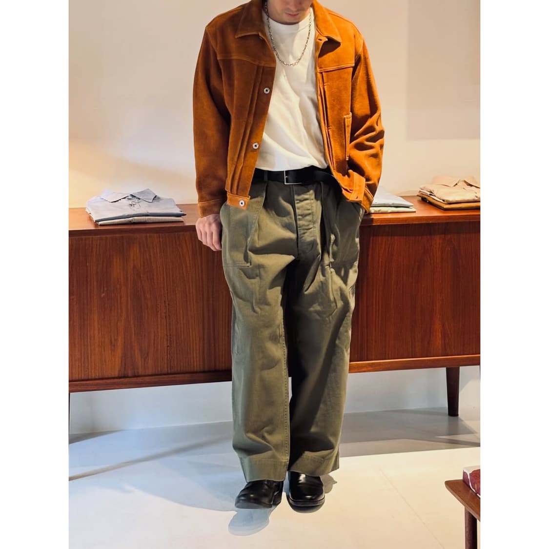 25aw Vintage Suede Leather No.213 jkt 상품이미지7