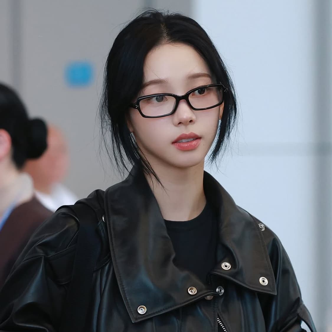 슬릭 뿔테 에스파 카리나 안경 Y2K 긱시크 선글라스 상품이미지5