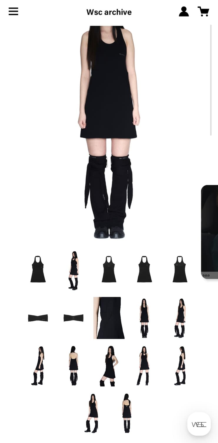 Layered heart halter dress 001 상품이미지1