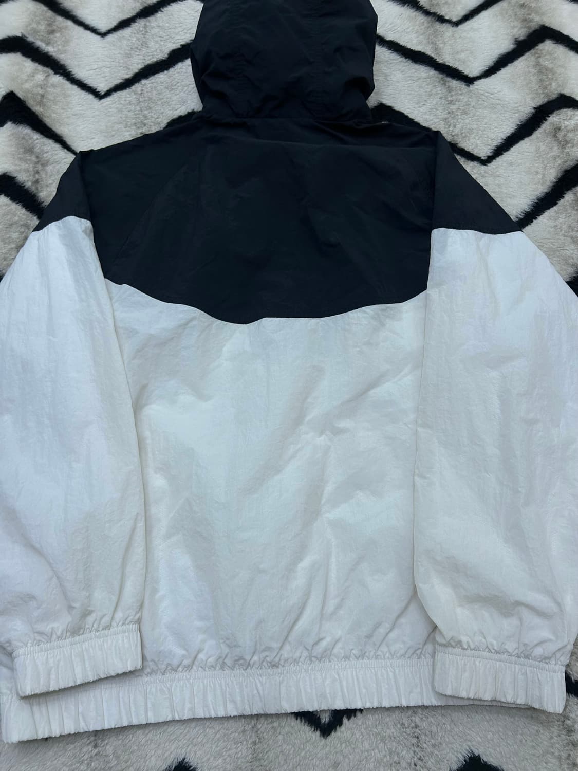 [2XL]나이키 우븐 아노락/블랙화이트 상품이미지5