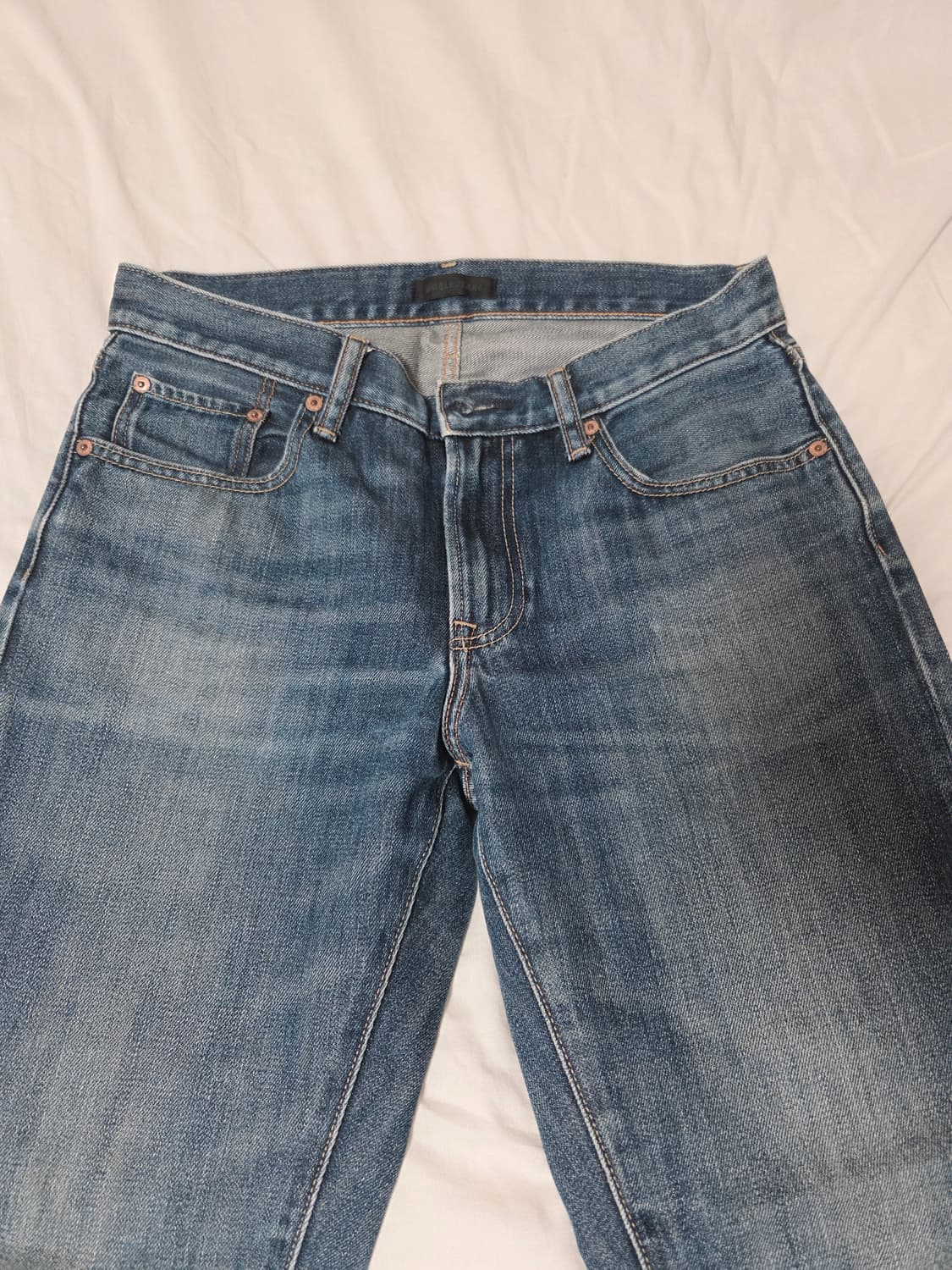 유니클로 레귤러핏 중청 데님 76사이즈 상품이미지2