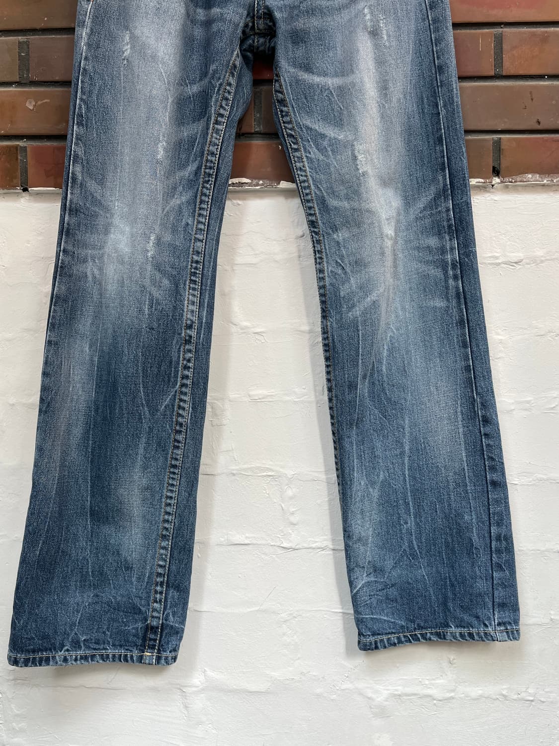 Red Pepper Jean Japan  백 패치 워싱 데님팬츠 W32 상품이미지4