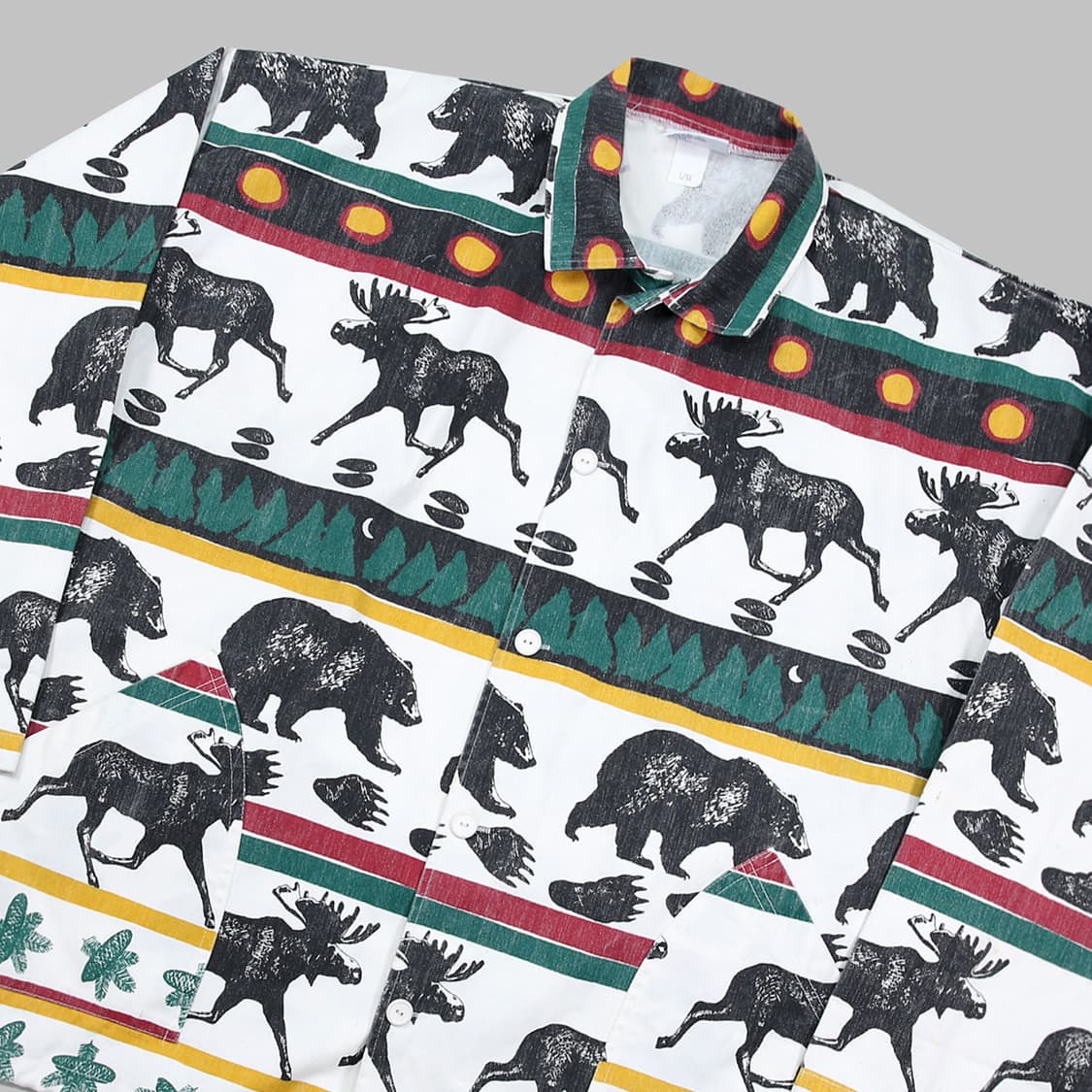 Michigan rag 미시간 래그 90s 캔버스 자켓 (free) 상품이미지3