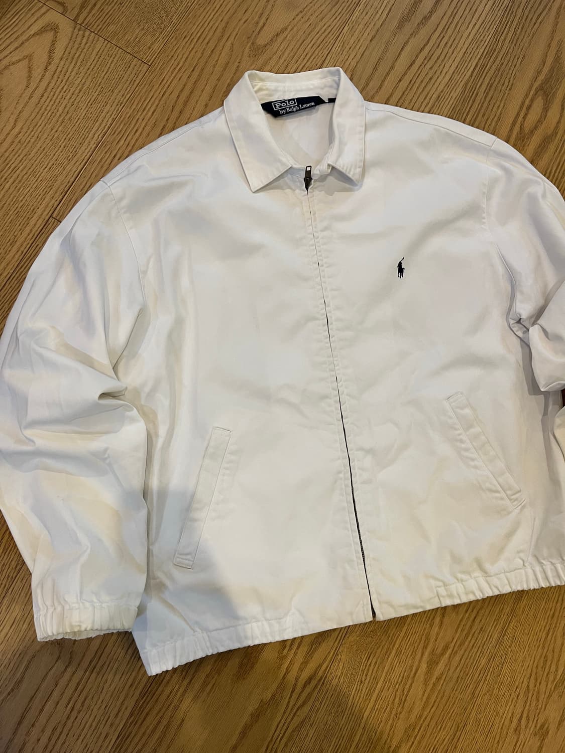 빈티지 랄프로렌 폴로 면자켓 화이트 상품이미지3