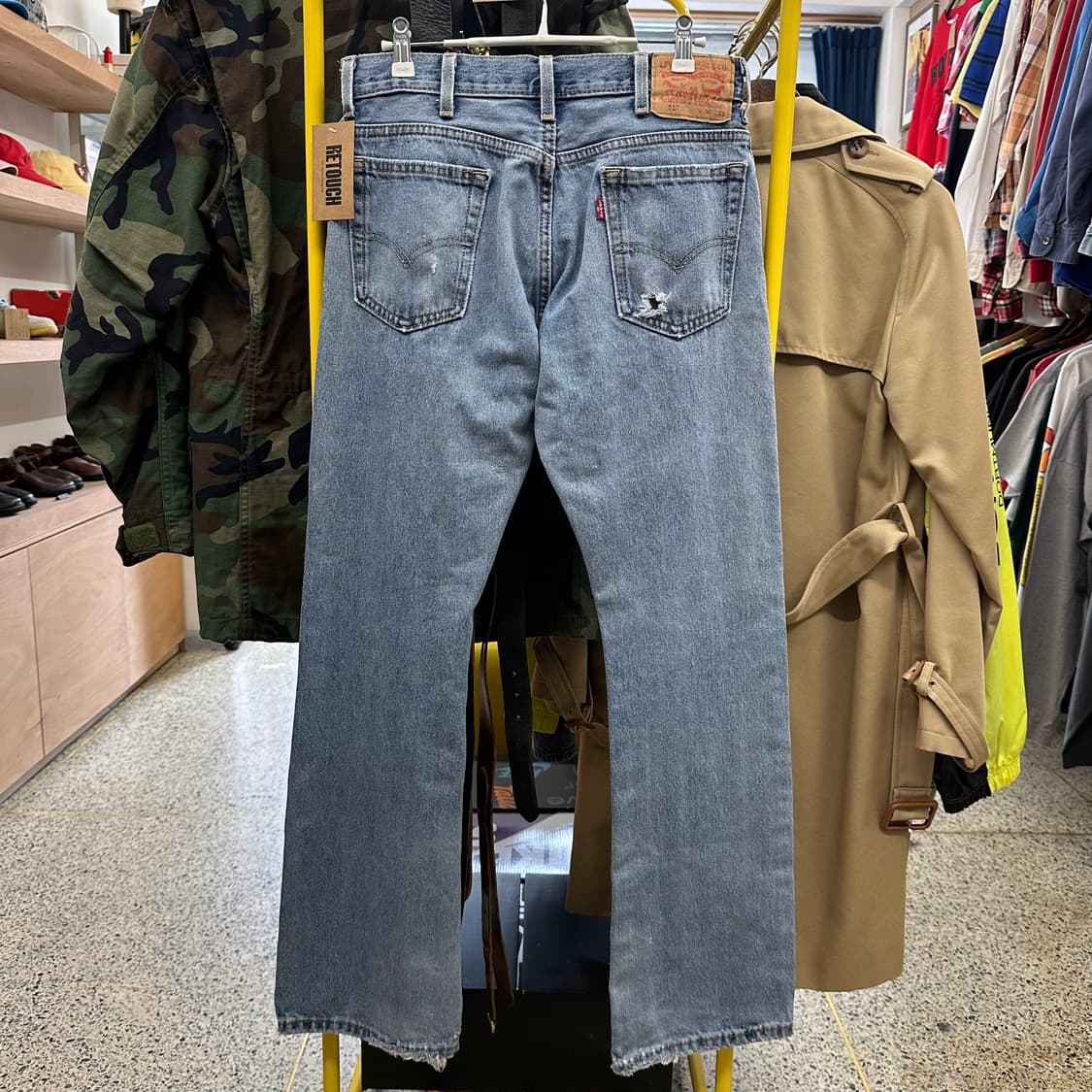 10‘s 리바이스 517 연청 디스트로이드 상품이미지9