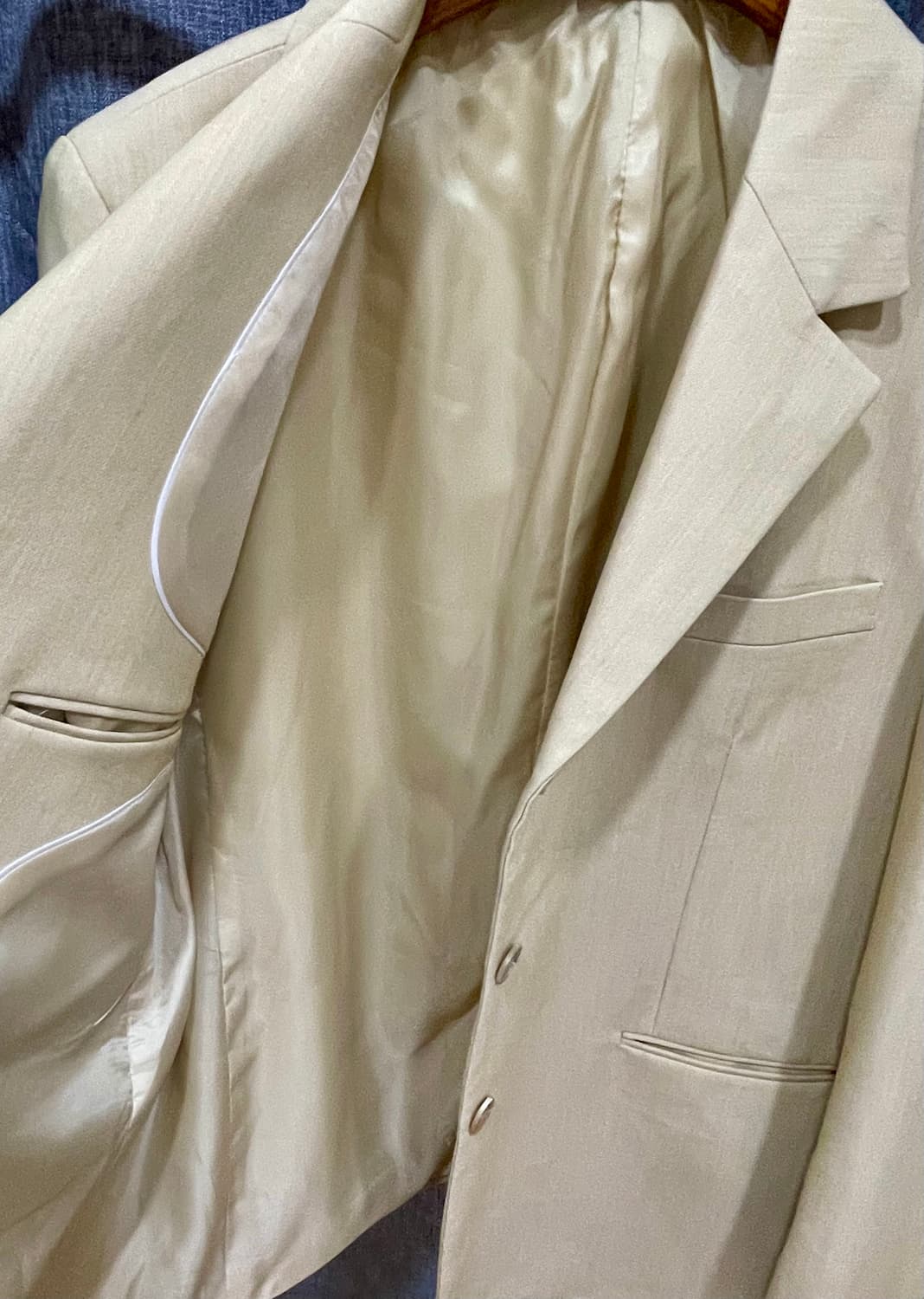 도매택 Coming J 간절기 오버핏 자켓 /버터칼라  상품이미지5