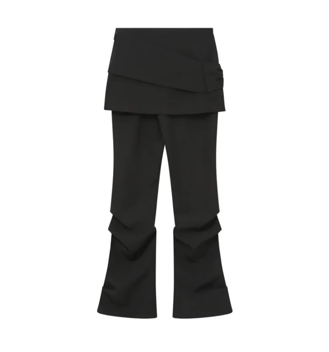 미세키서울 Draped shirt skirt pants SET BLACK 상품이미지2
