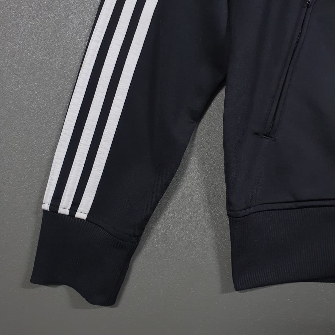 M (95) 아디다스 유로파 파이어버드 트랙탑 져지 자켓 블랙 y2k 상품이미지2