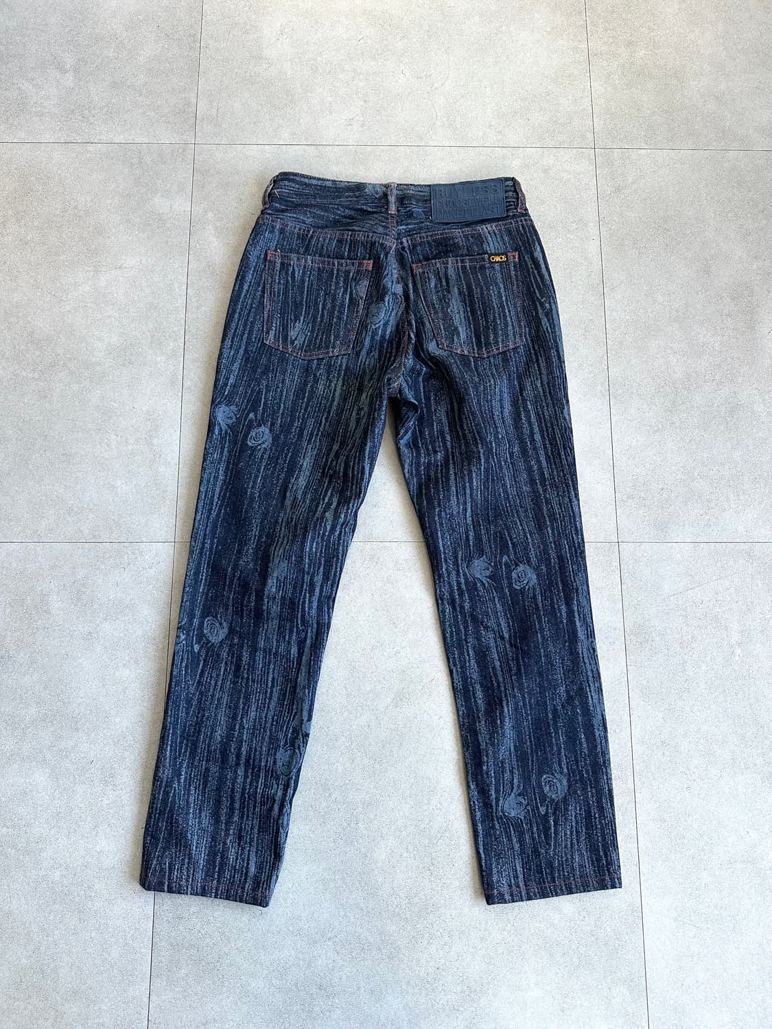 비비안웨스트우드 블루 우드 카오스 데님팬츠 상품이미지3