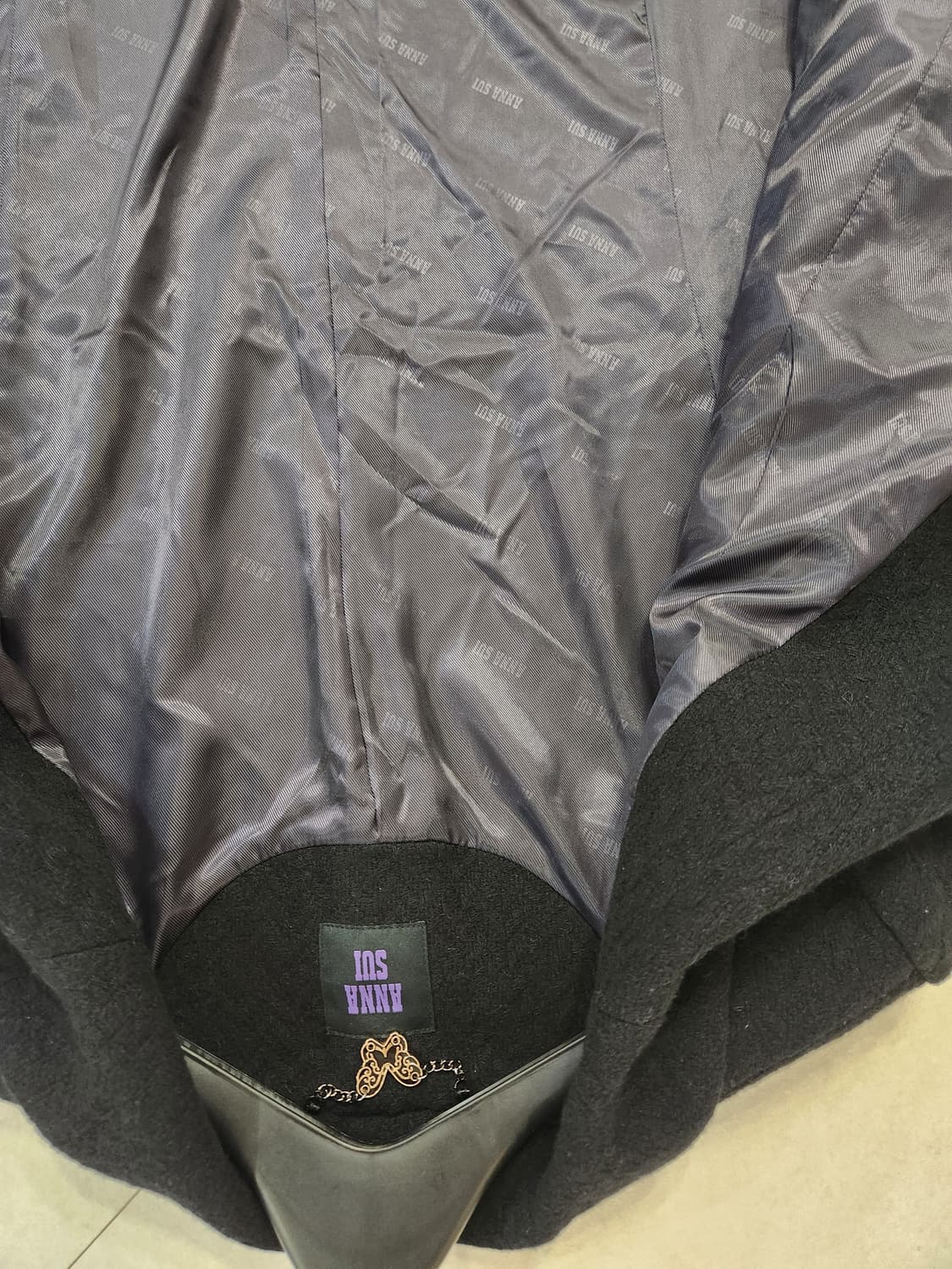 안나수이 울100 롱코트 상품이미지7