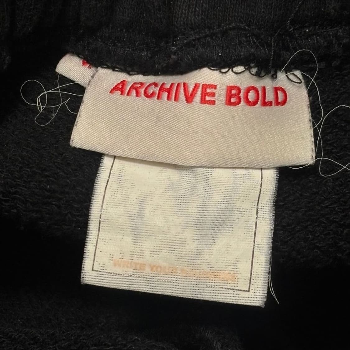 ARCHIVE BOLD 939 스웻팬츠 블랙 S 상품이미지8