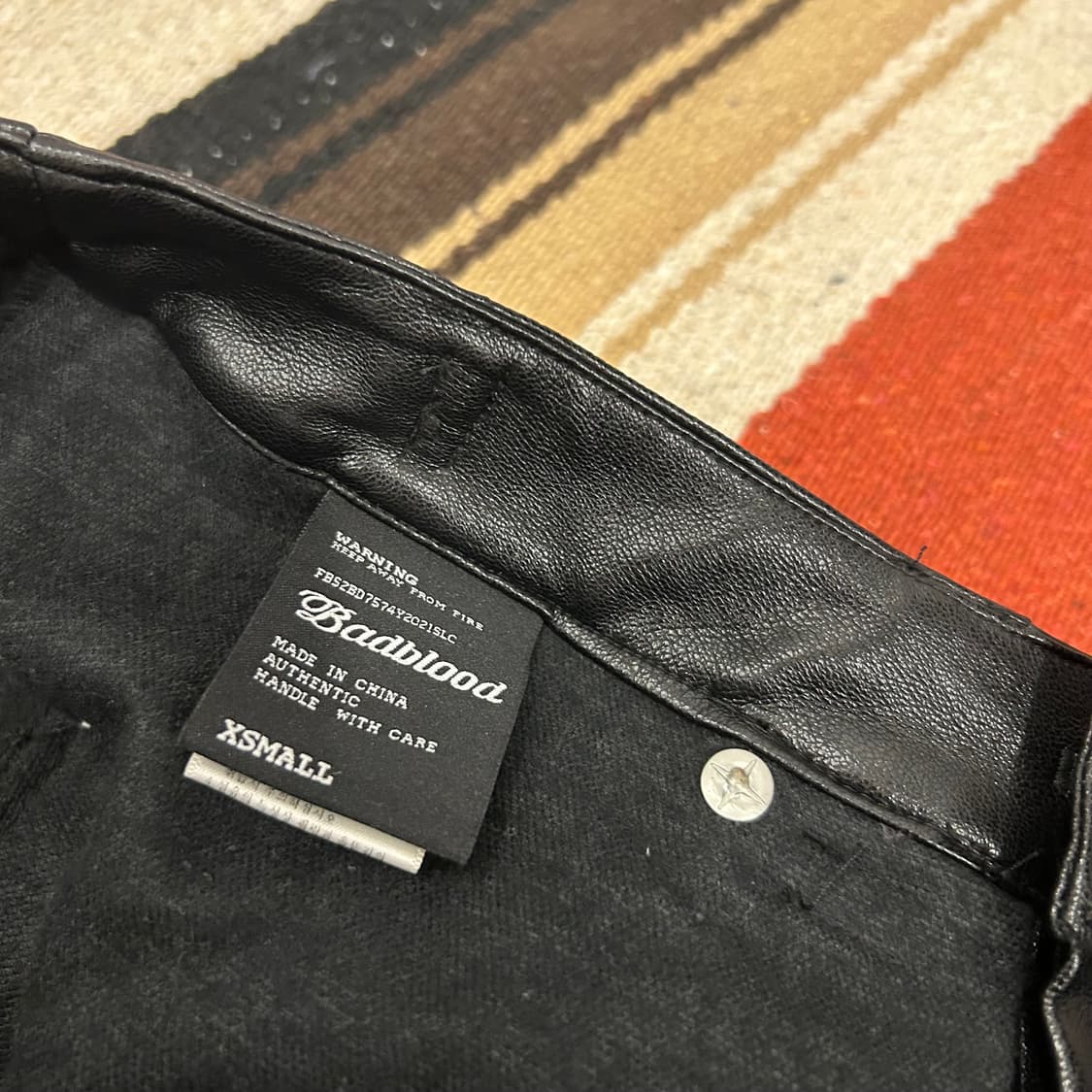 배드블러드 보니 레더 컨버터블 카고팬츠 상품이미지6