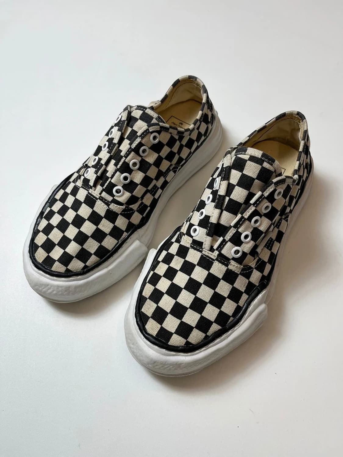 메종 미하라 야스히로 베이커 OG 솔 캔버스 로우 Q1392 상품이미지2