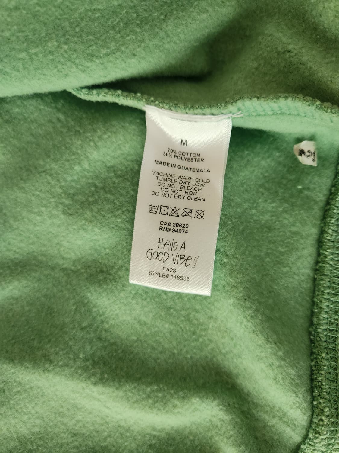 스투시 스탁 로고 후드집업 상품이미지6