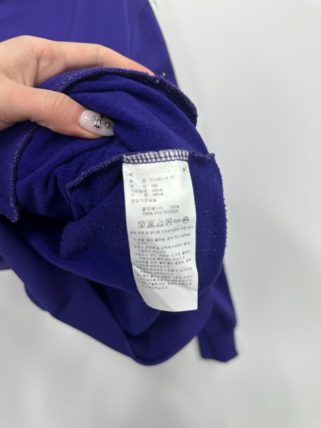 아디다스 퍼플 구파이어버드 져지 트랙탑  상품이미지3