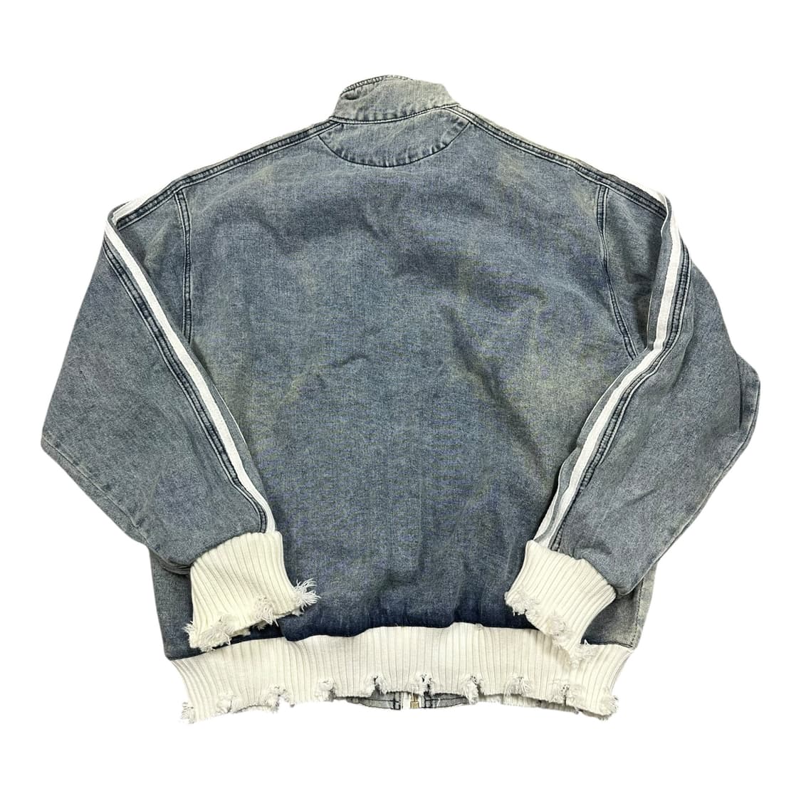 ✨ (바배) 빈티지 시보리 데미지 집업 데님 자켓  상품이미지2