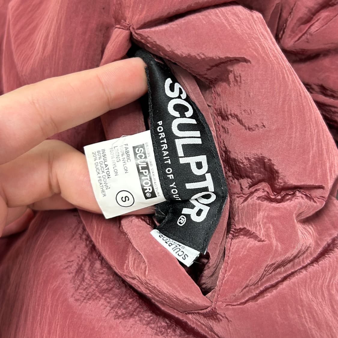 스컬프터 리버시블 덕다운 패딩(S) 상품이미지7