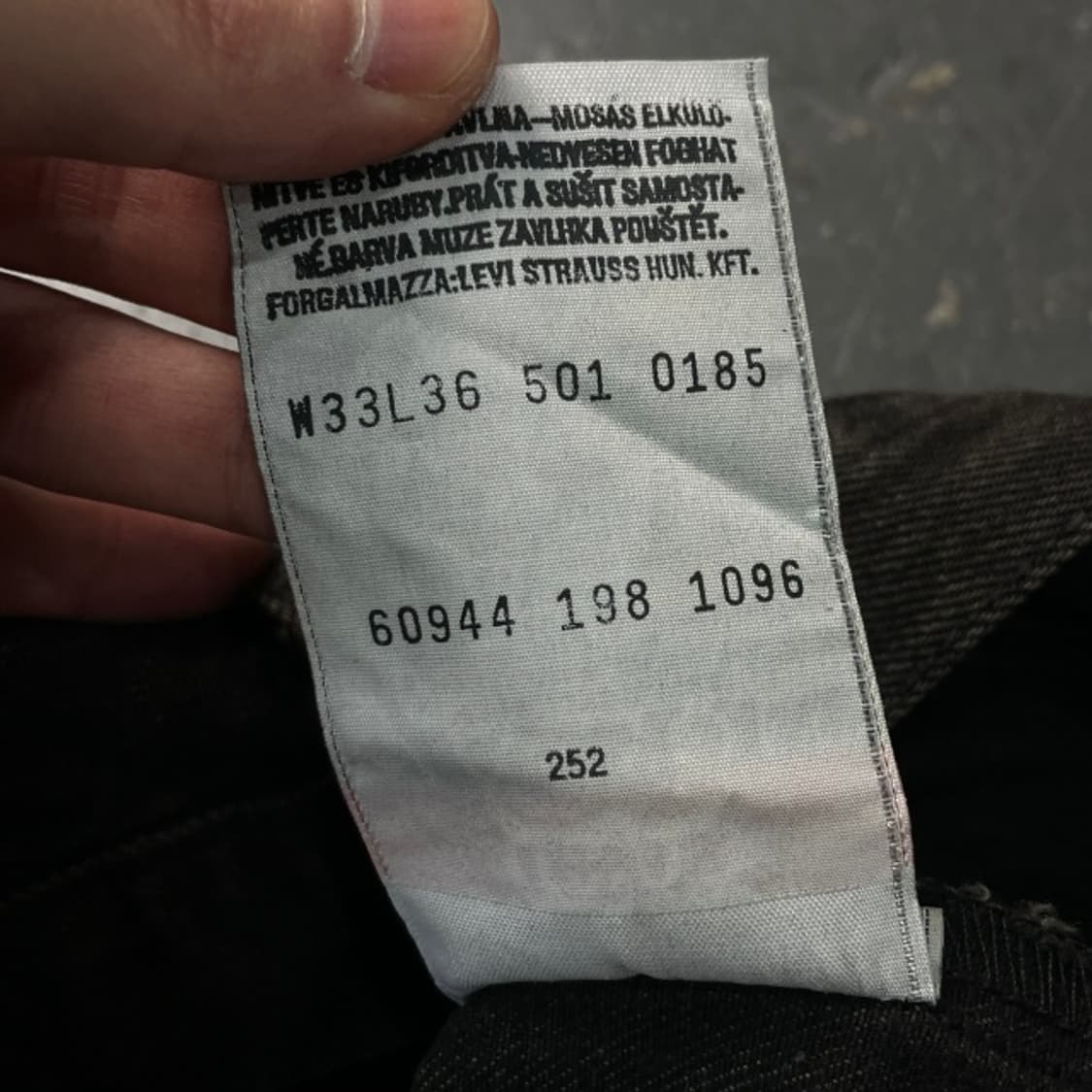 33 리바이스 501 청바지  상품이미지4