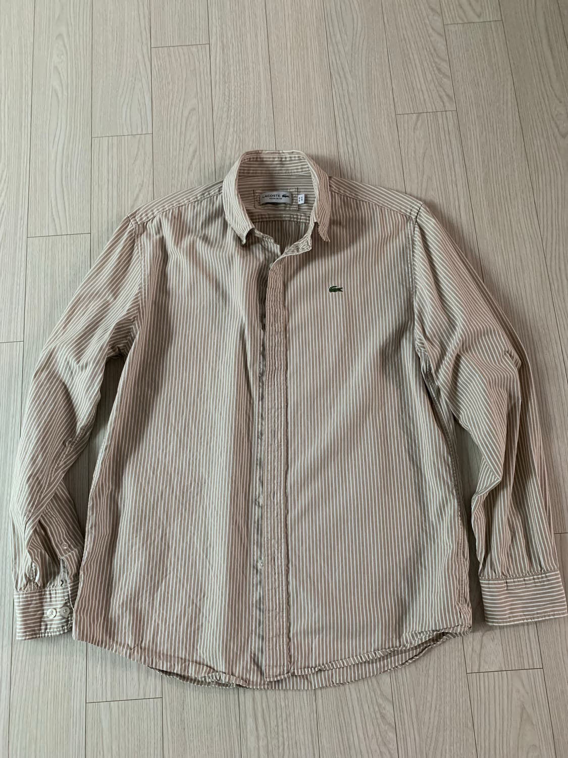 라코스테 스트라이프 셔츠 상품이미지1
