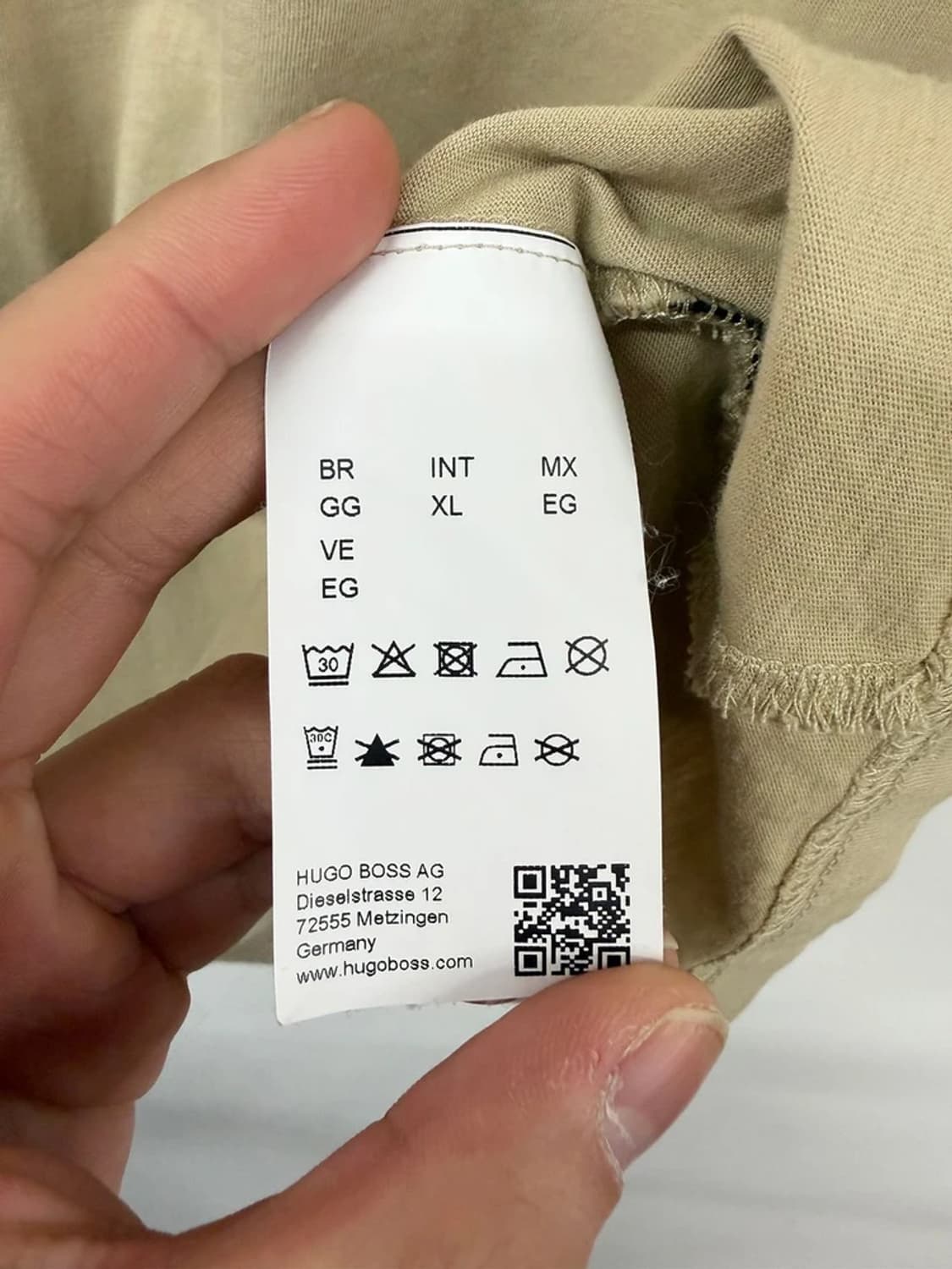 휴고보스 BOSS 프론트 로고 코튼 반팔 티셔츠 PN9805 상품이미지6