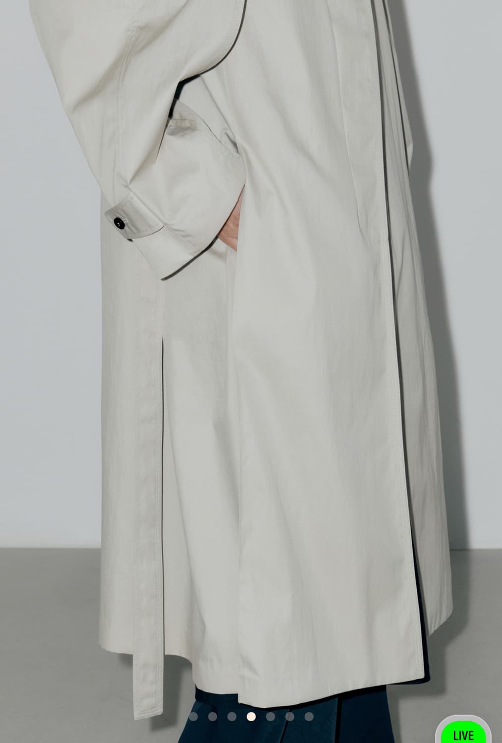 Low Classic Raglan Sleeve Trench Coat  상품이미지5