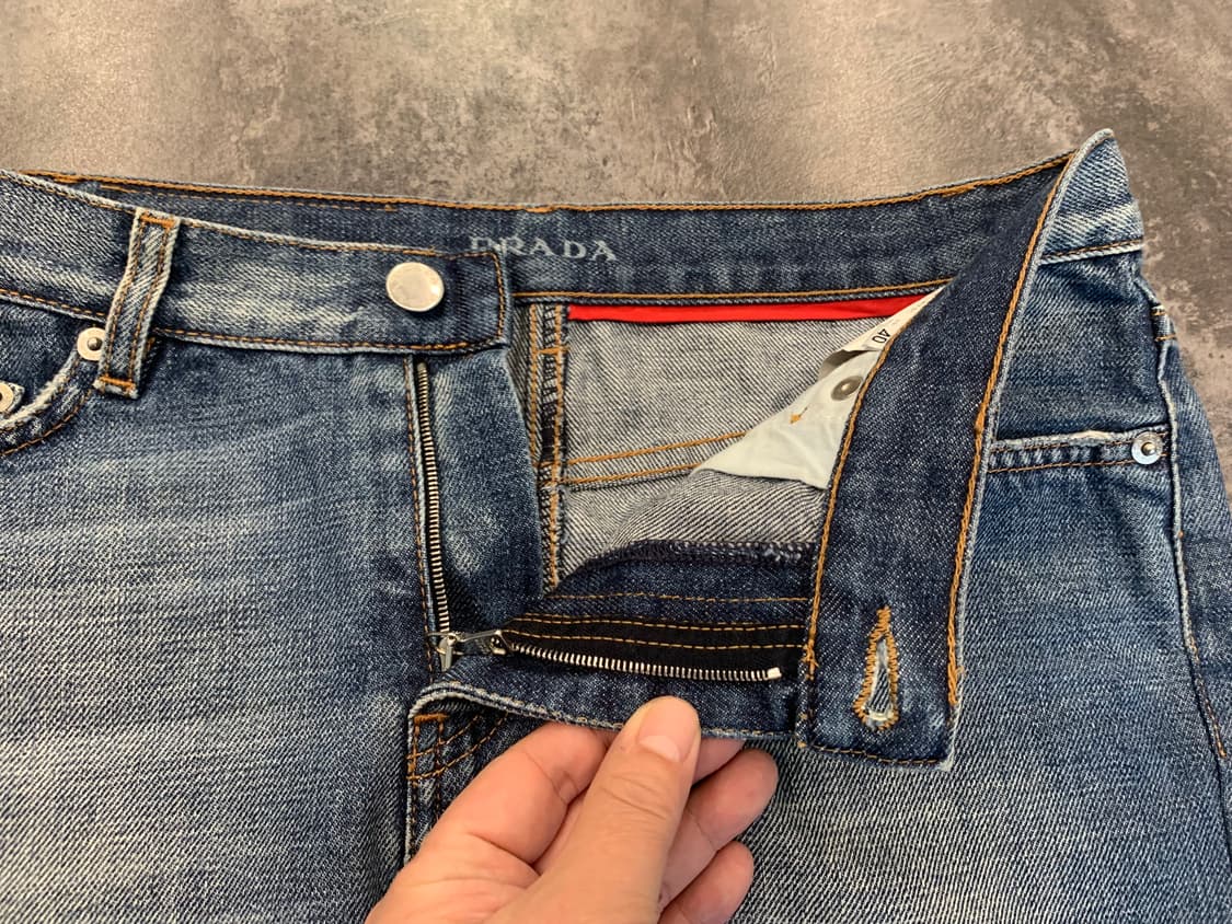 PRADA 프라다 데님 스커트(코튼)40 사이즈-해외발송 상품이미지3
