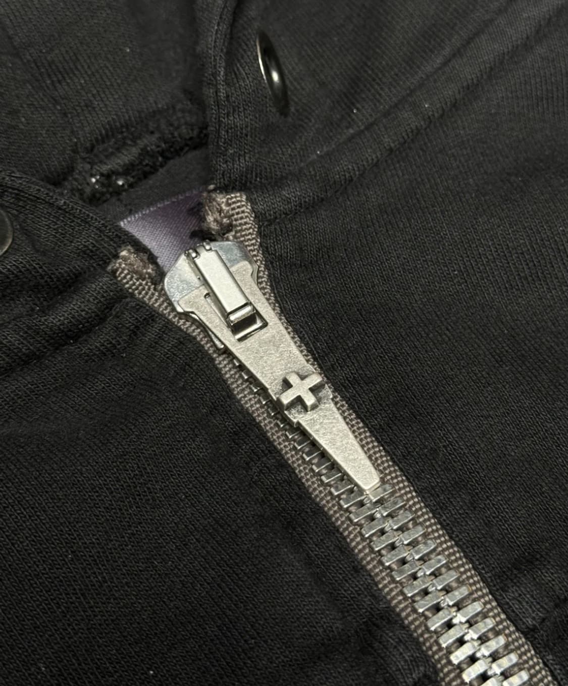 샤인 럭셔리 보조마네 인서티드 지퍼 후드 기모 티셔츠 상품이미지7