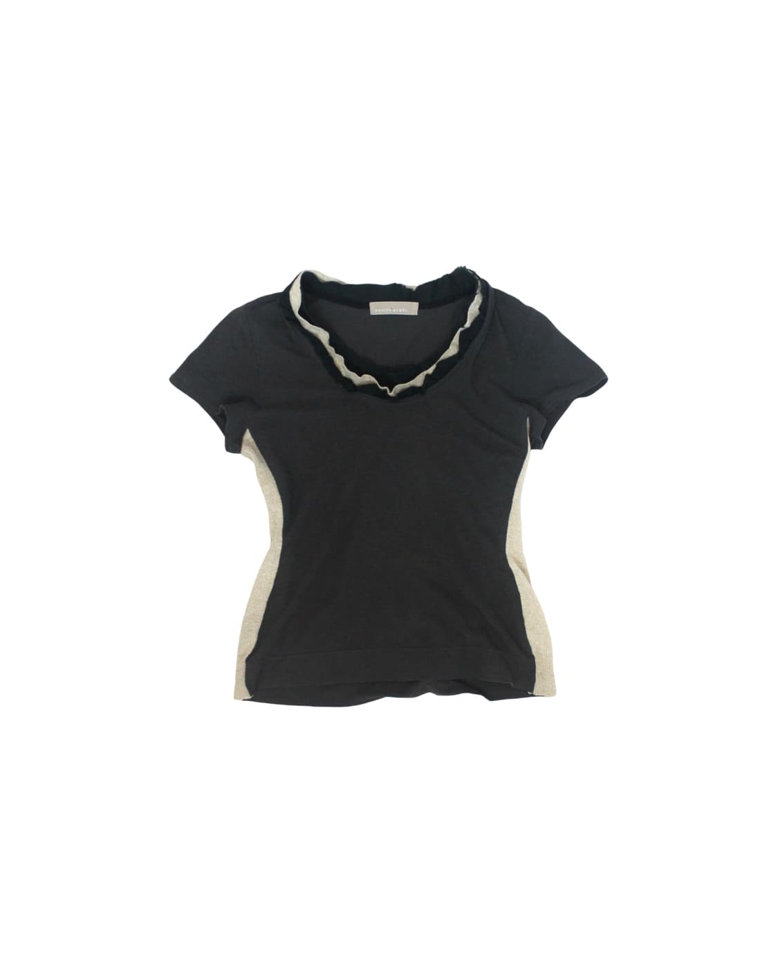 Ink Washed Avant-Garde Contrast T-Shirt4 상품이미지1