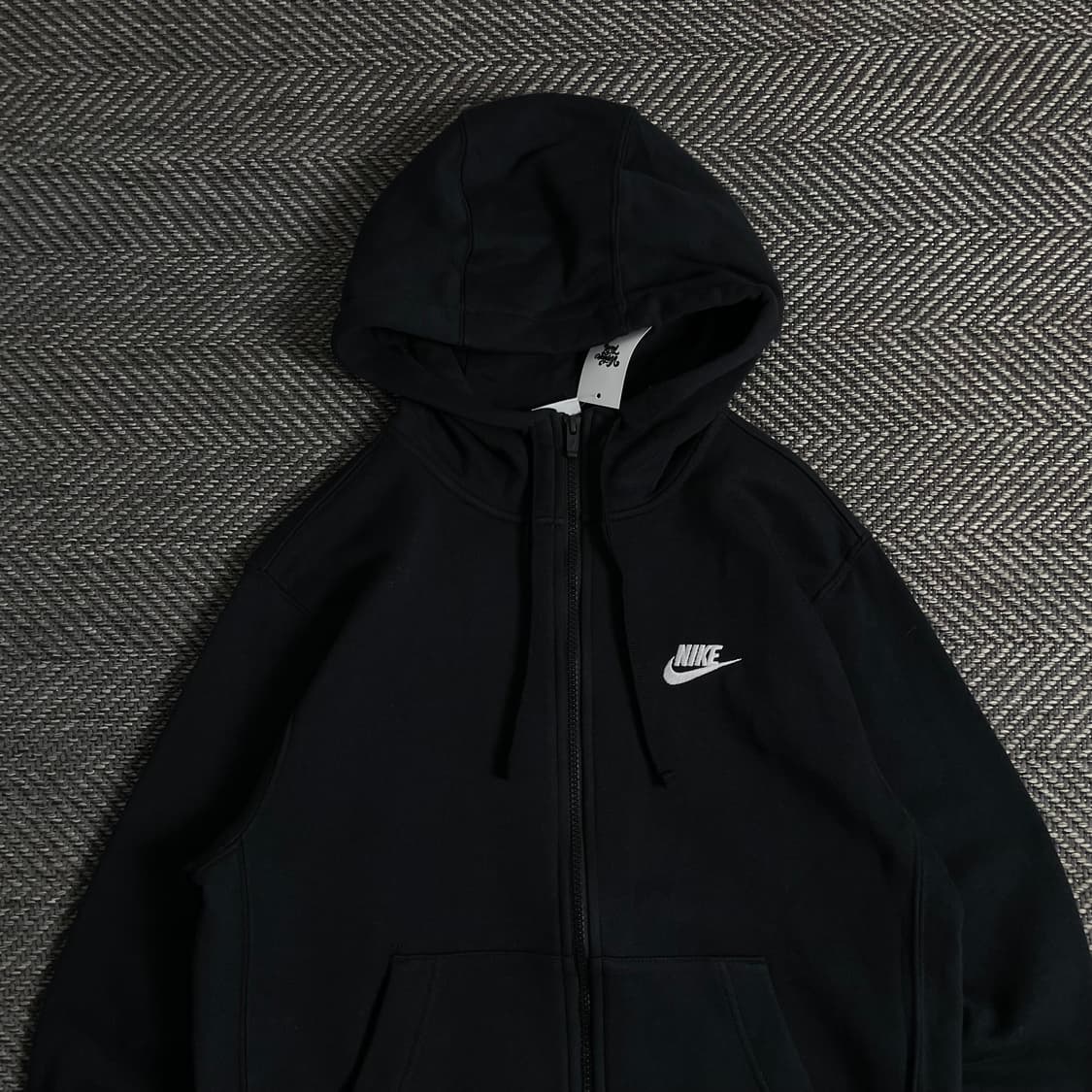 나이키 블랙 미니멀 스웻 후드집업y 3258 상품이미지5