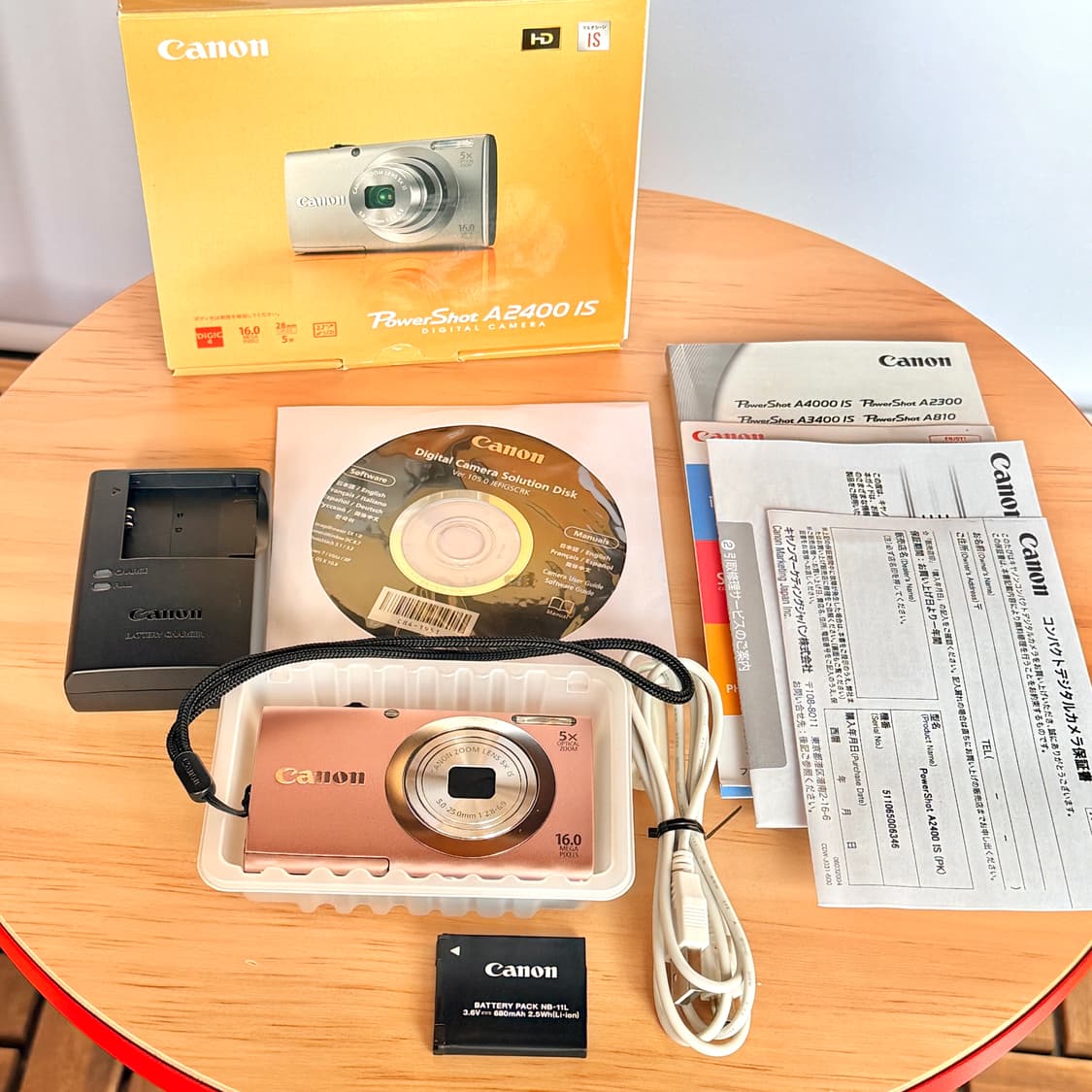 파우더 핑크 🎀풀박스 캐논 PowerShot A2400 IS  상품이미지7