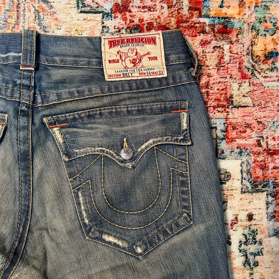 [34] 트루릴리전 빌리 부츠컷 데님팬츠 상품이미지9